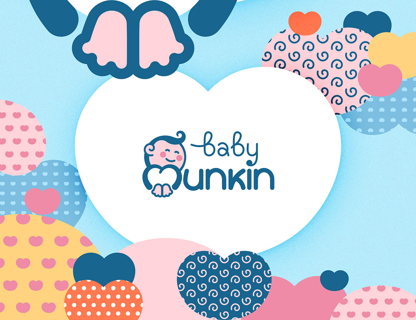 baby baby brand baby products Brand Design brand identity bright children colorful happy cute