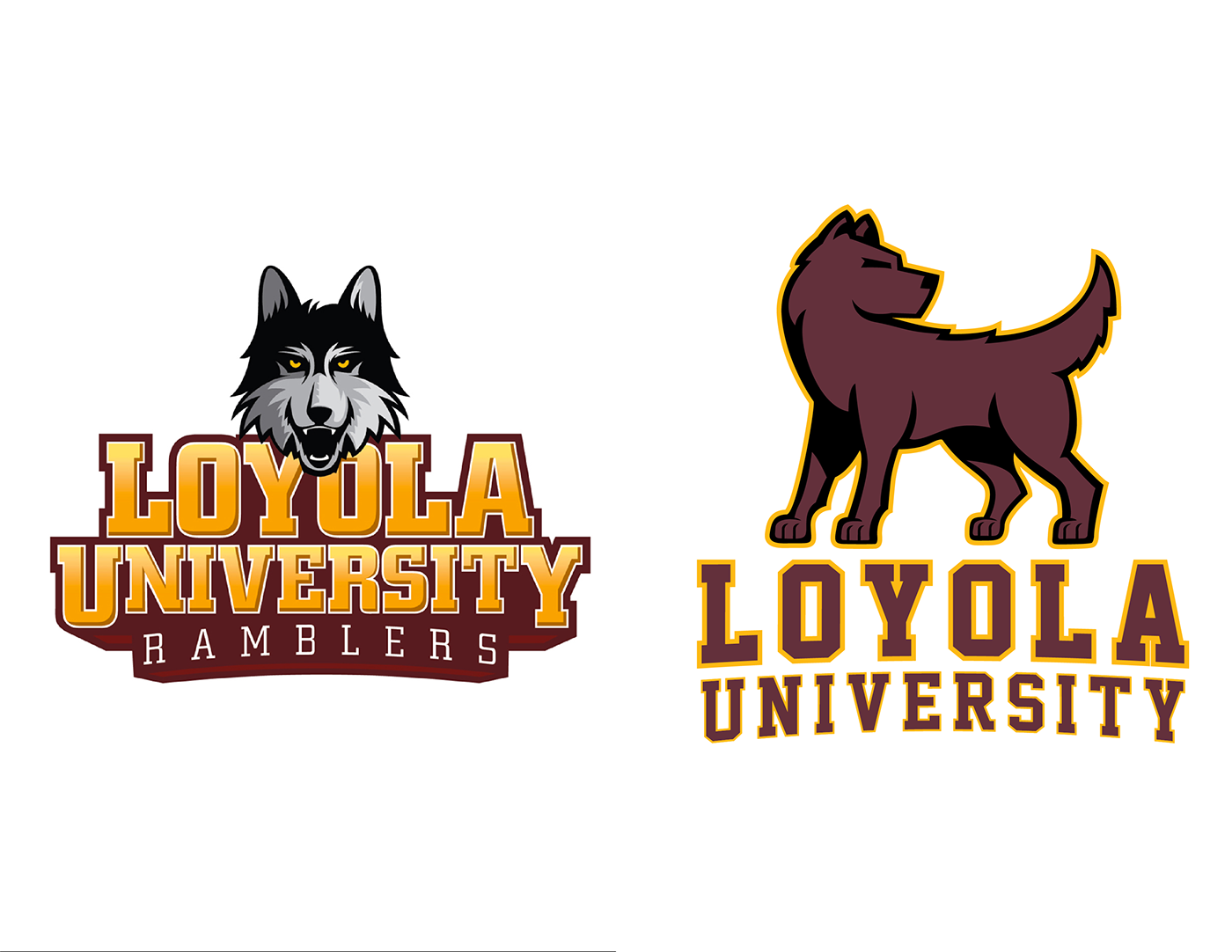 concept Logo Design logos Loyola Loyola Chicago Rebrand rebrand project