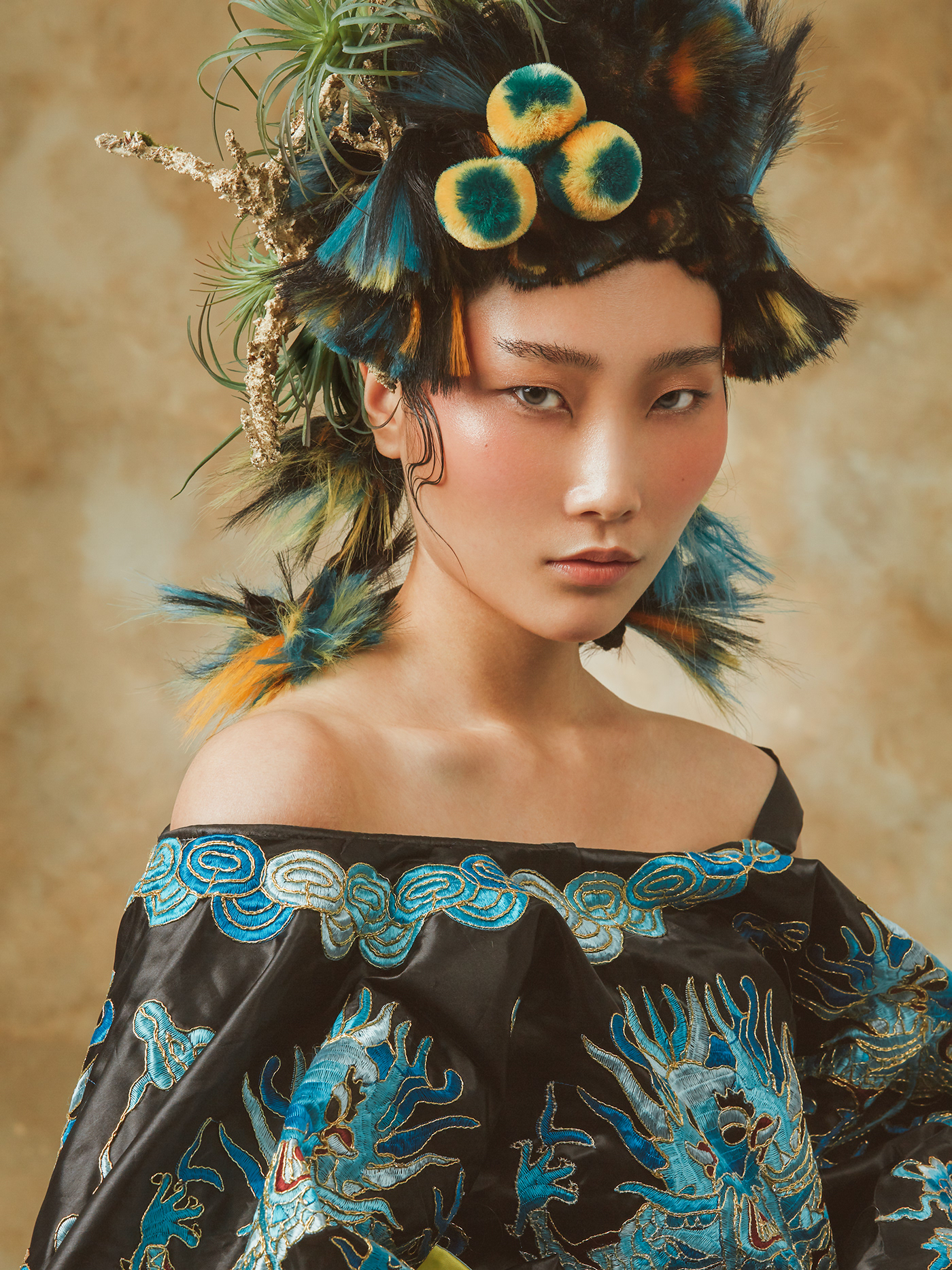 AIPP art chinese culture hair henan opera makeup model Photography  Style