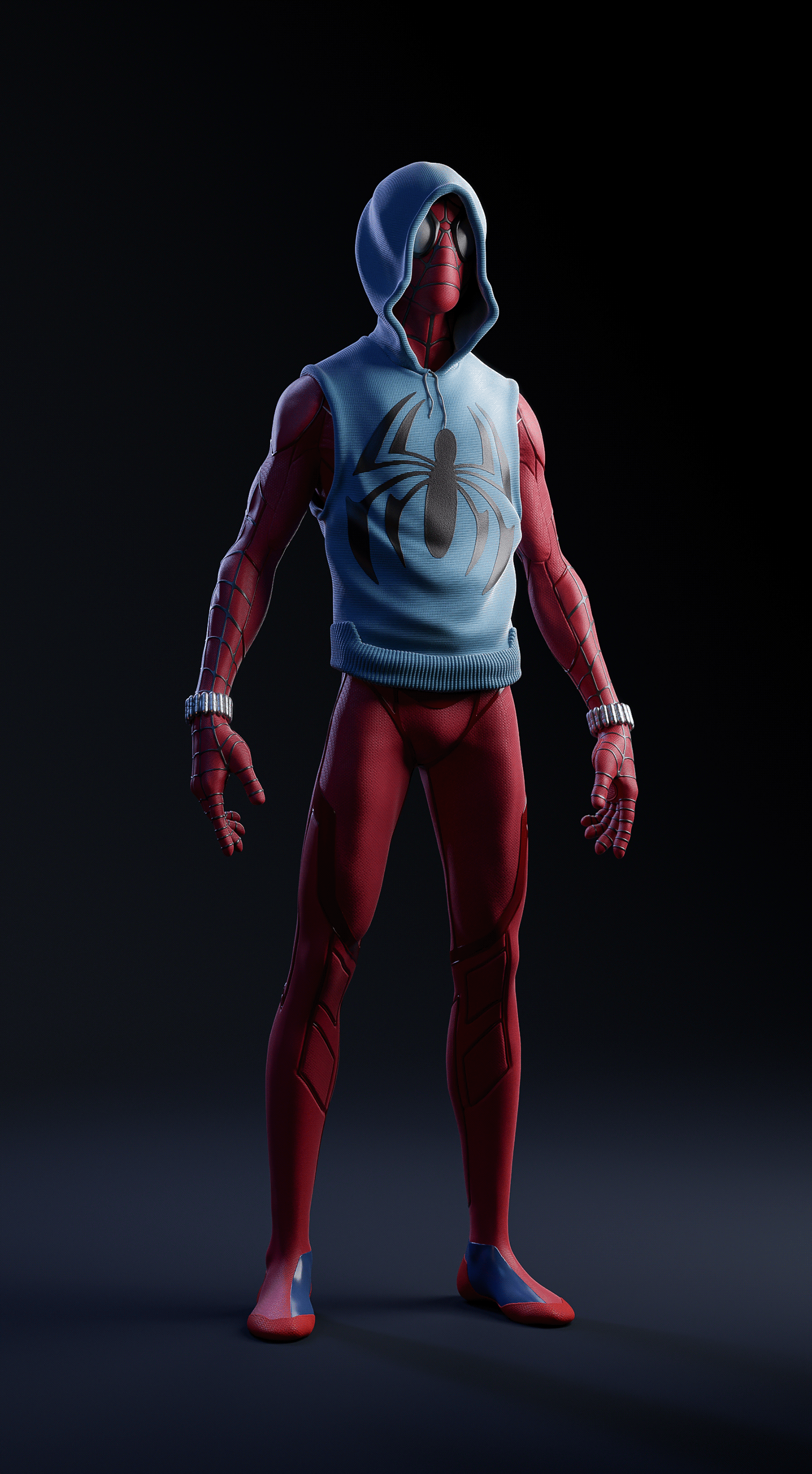spiderman blender Zbrush marvel venom Hero