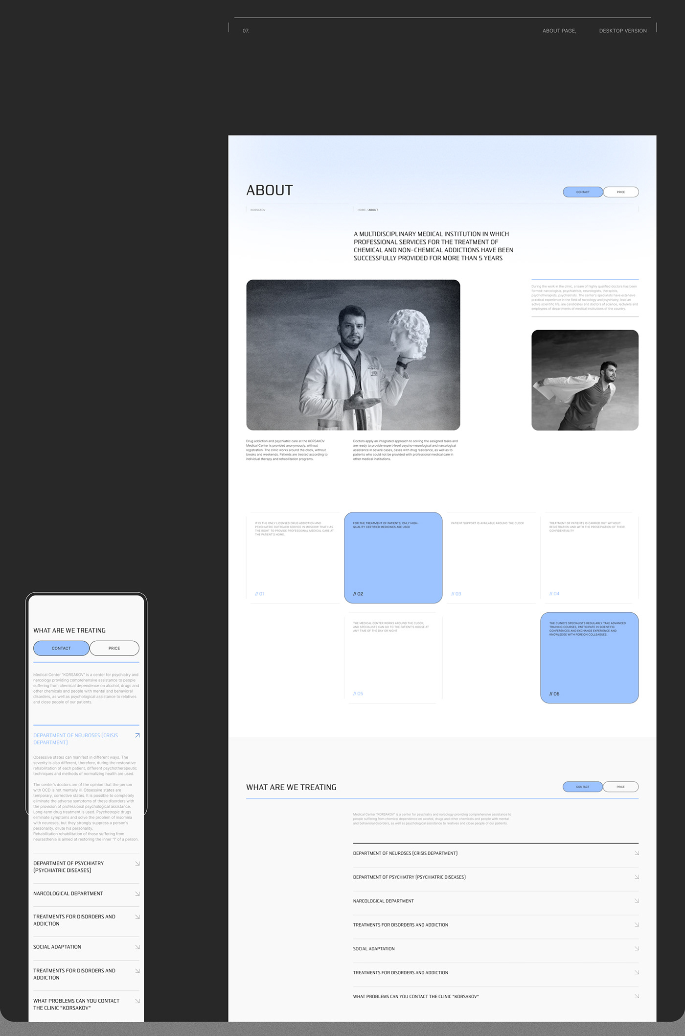 clinic doctor interactive medical ui design UI/UX ux Web Web Design  Website