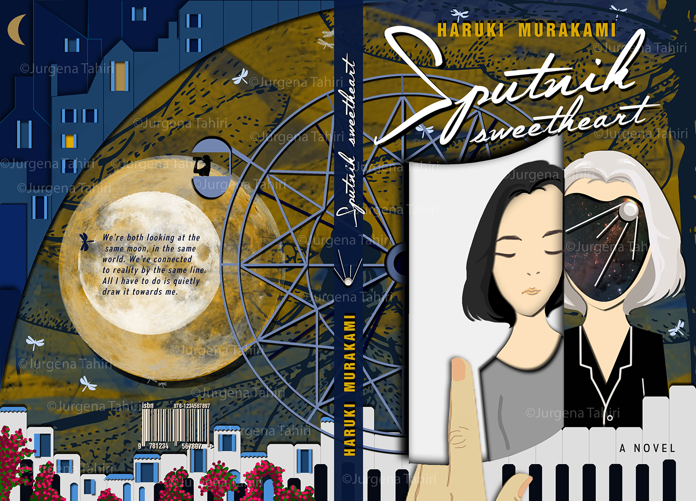 Haruki Murakami Murakami sputniksweetheart Sputnik bookcover cover coverconcept