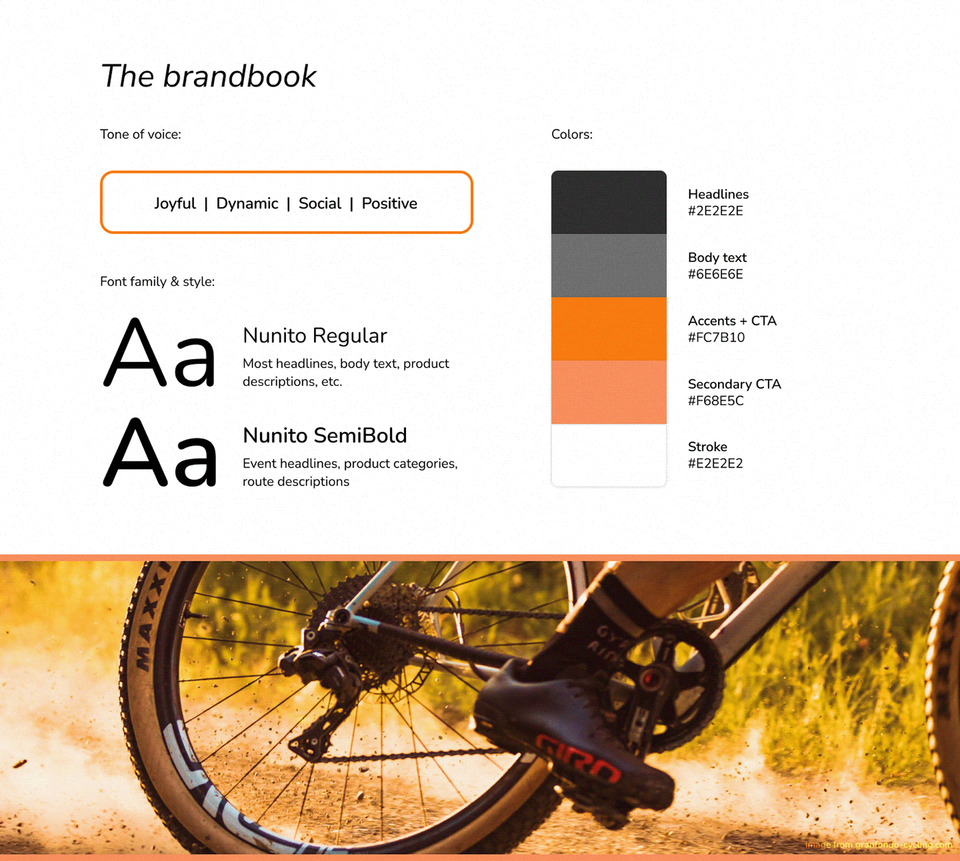 Cycling user interface ui design mobile application app ios