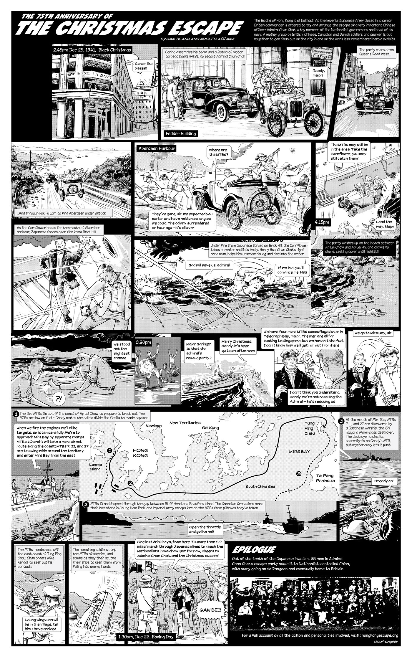 Graphic Novel comic WWII british colony japan Hong Kong world war