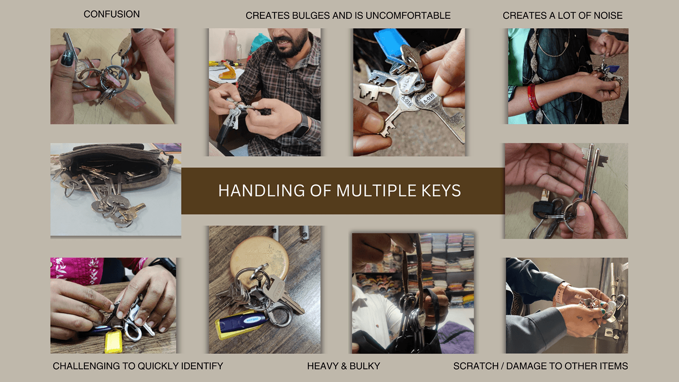 keys keyholder keychain product design  user experience leather convenient easytocarry KeyVault Keyholder Product Experience Design