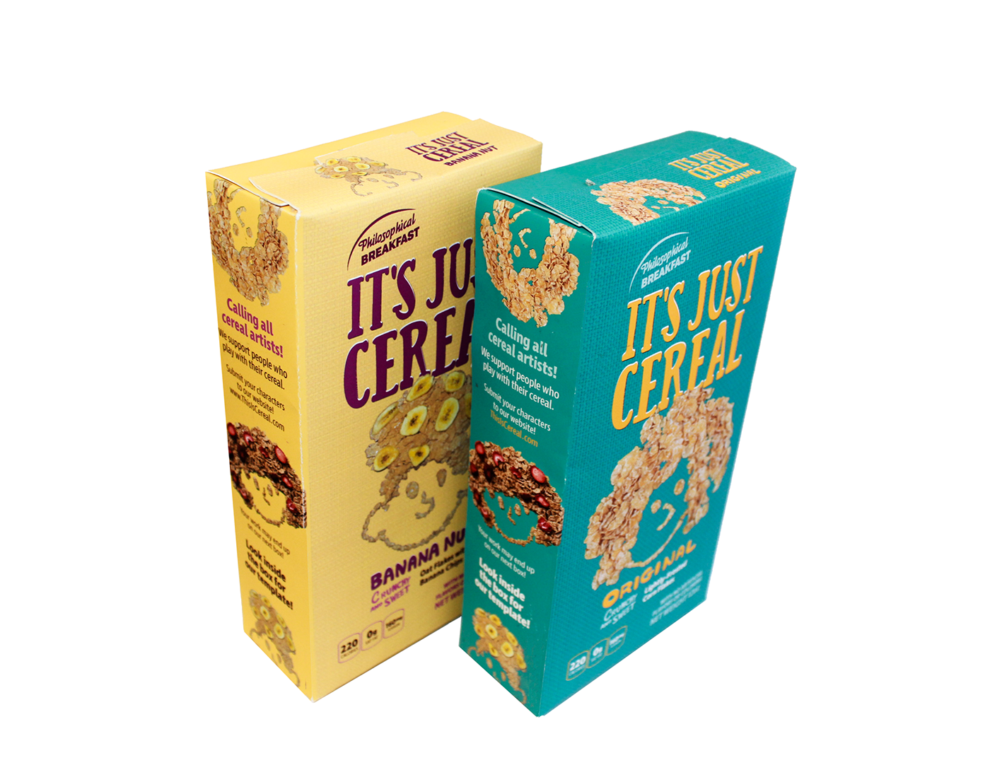 Packaging Cereal It's just marisa hagerty branding  cereal art