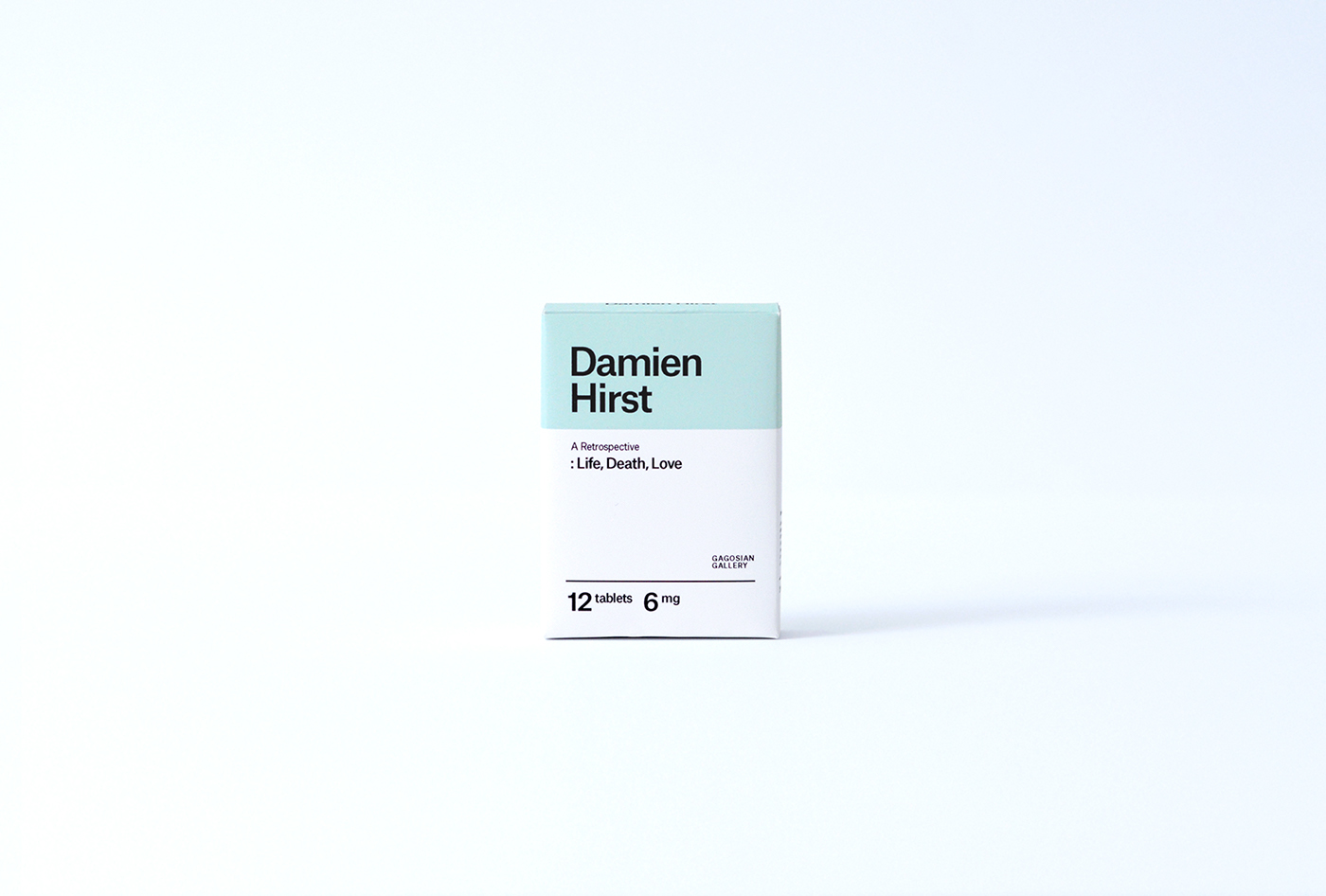 Damien Hirst Invitation Gagosian Gallery Packaging medicine pharmacy interaction sva adobeawards