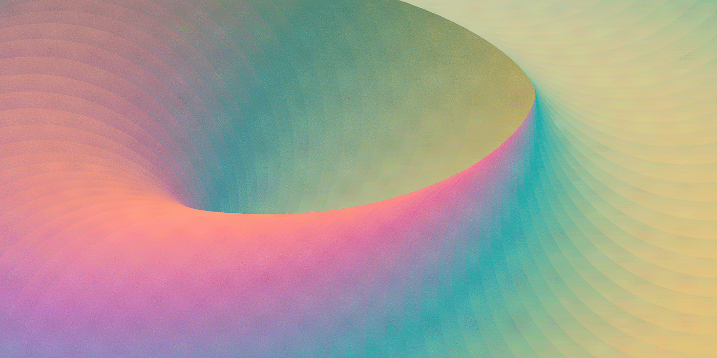 abstract artwork Digital Art  gradient light neon science fiction shapes texture worm