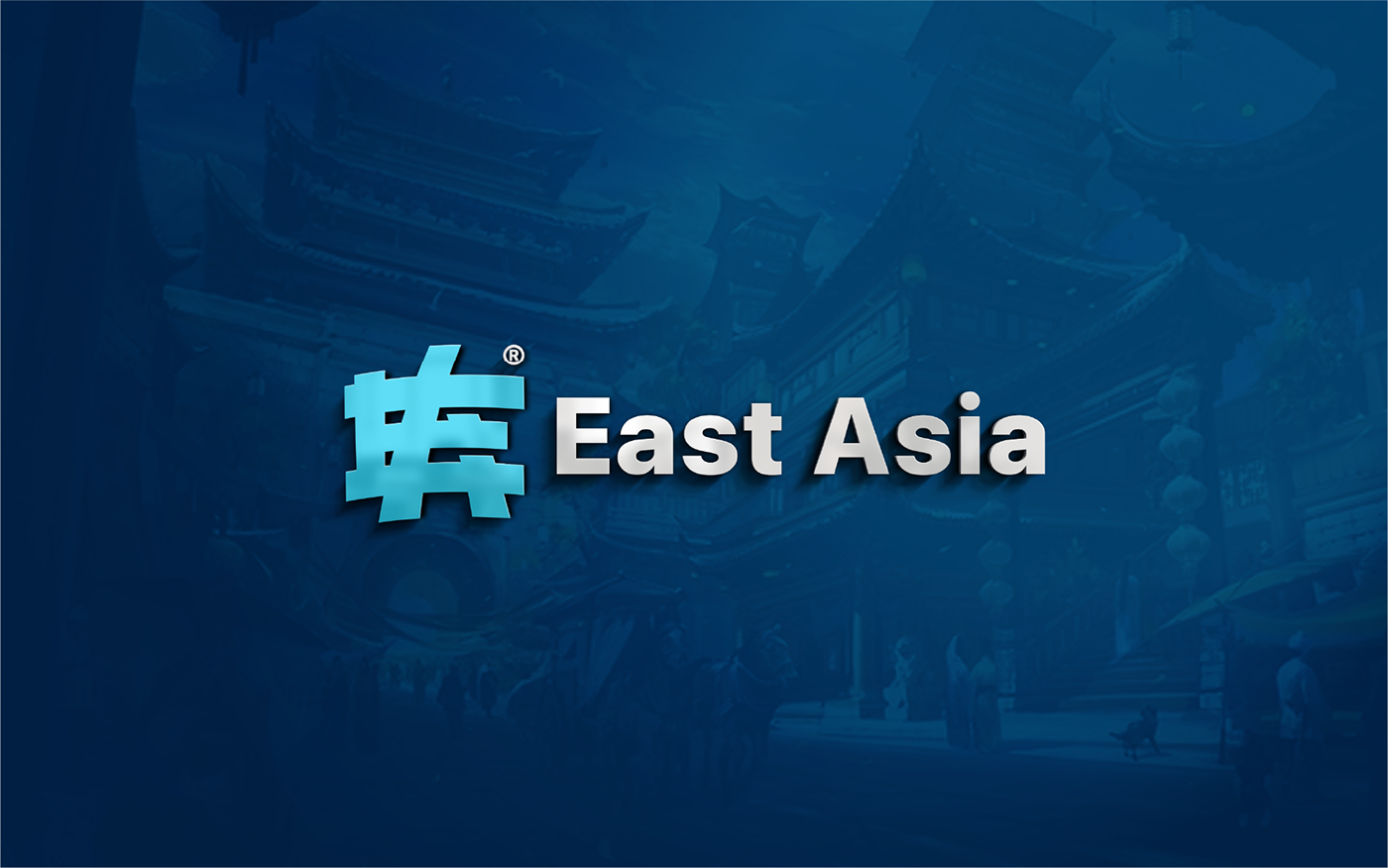 asia asian blue brand identity branding  logo Logo Design Logotype tech Technology