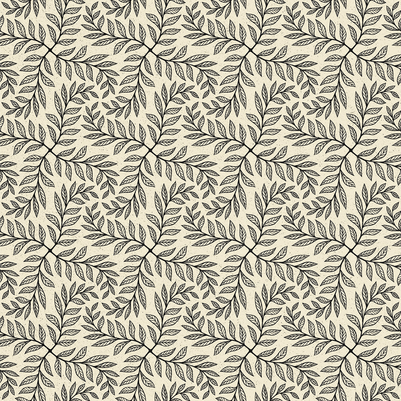 pattern print textile fabric plants Nature wzór