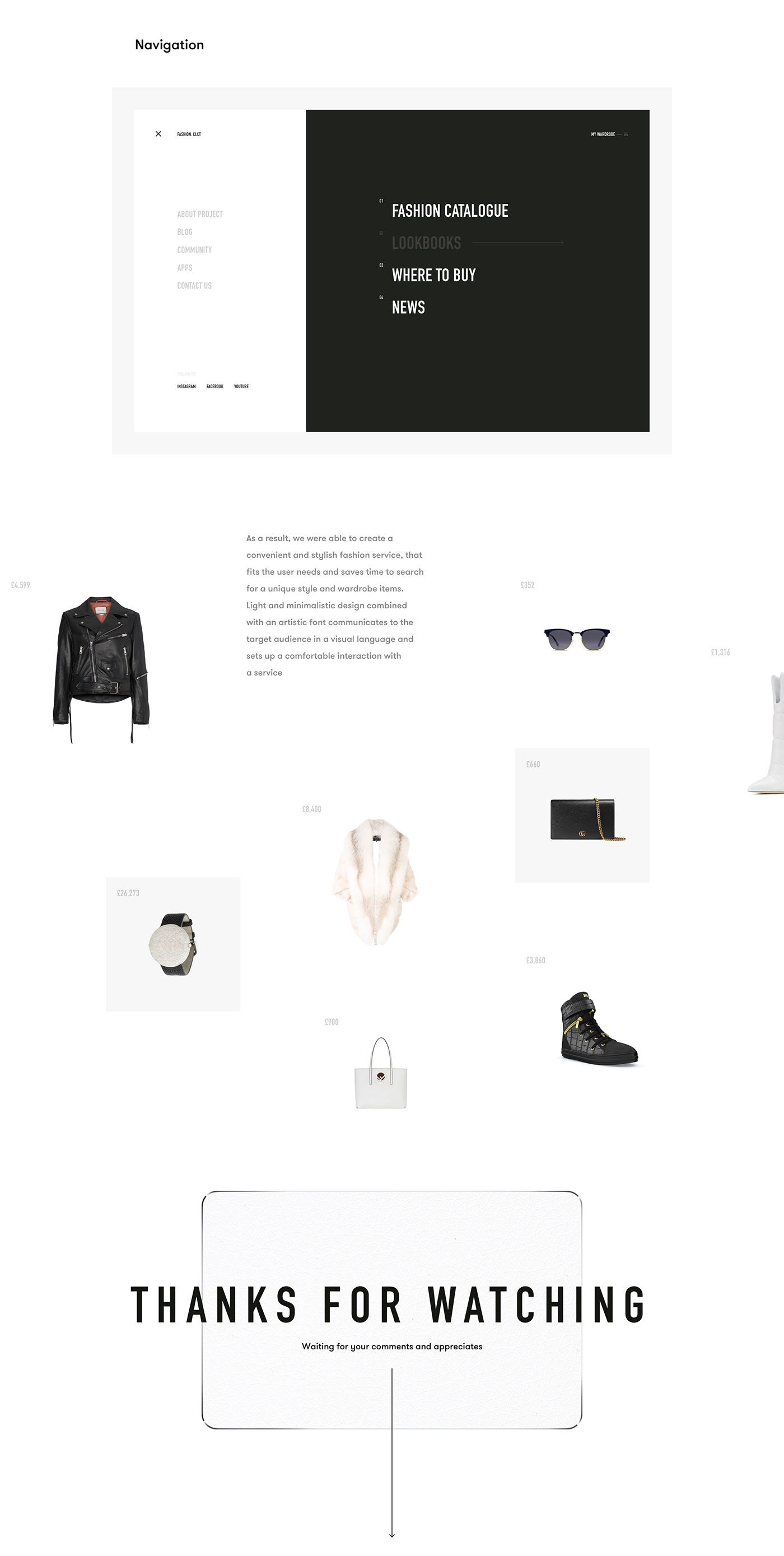 ux UI Interface Web Design  app e-commerce Fashion  clean Website interaction