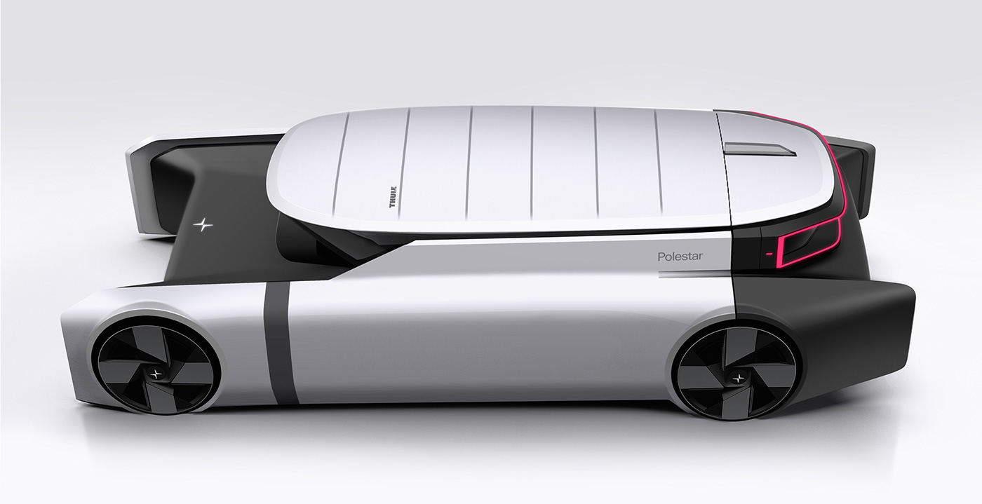 3D advanced automotive   cardesign concept design industrial Polestar product Volvo