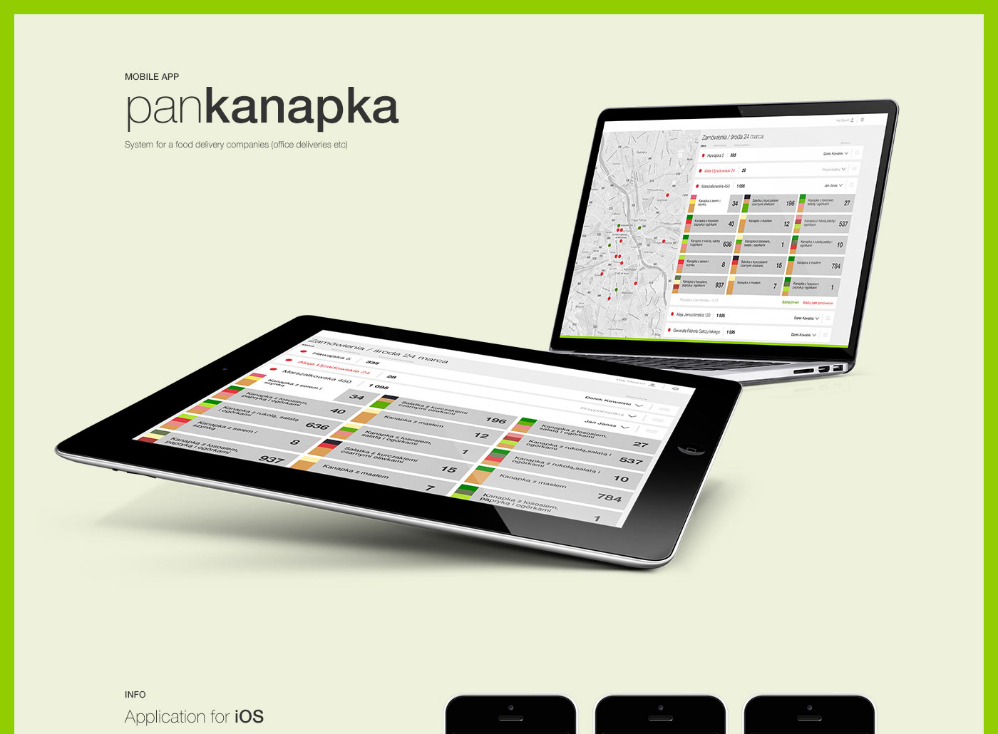 pan kanapka app ios iphone application mobile Food  shop