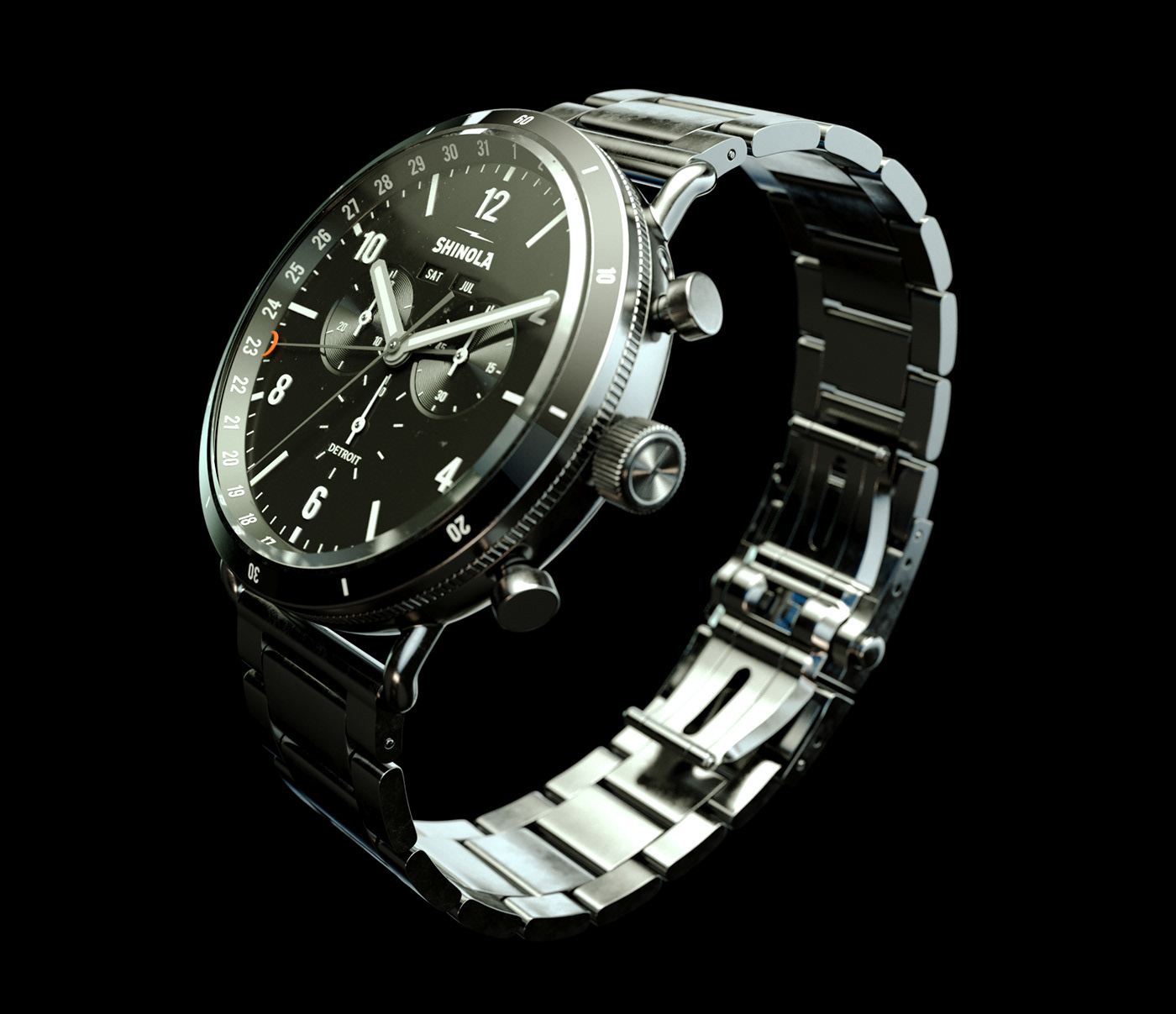 relogio shinola 3D watch