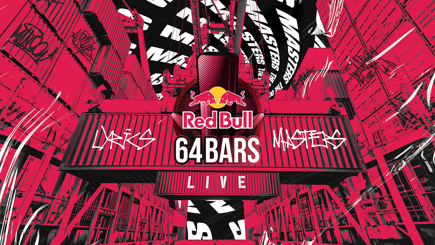 alternative key visual for the red bull 64 bars pitch