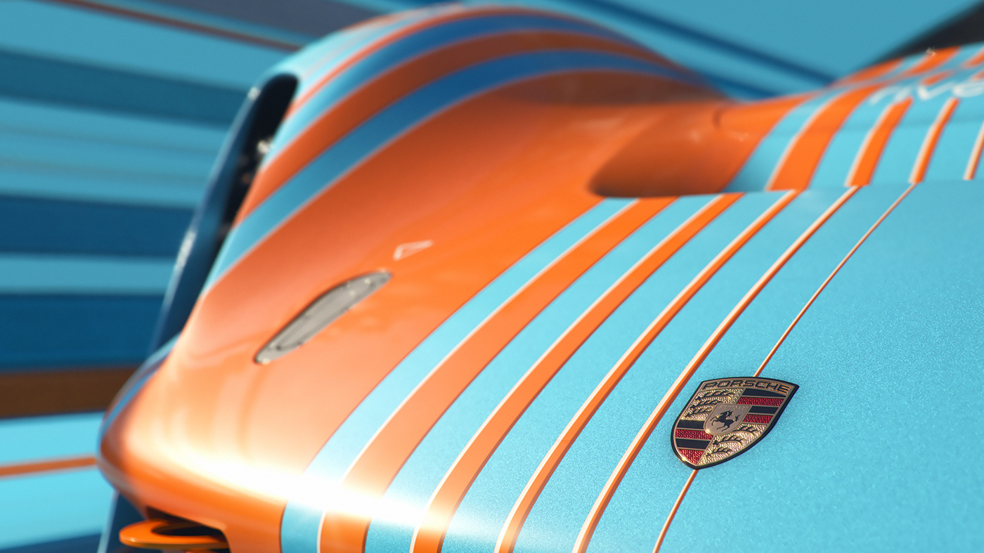3D automotive   cardesign CGI design digitalart modeling Porsche visualization