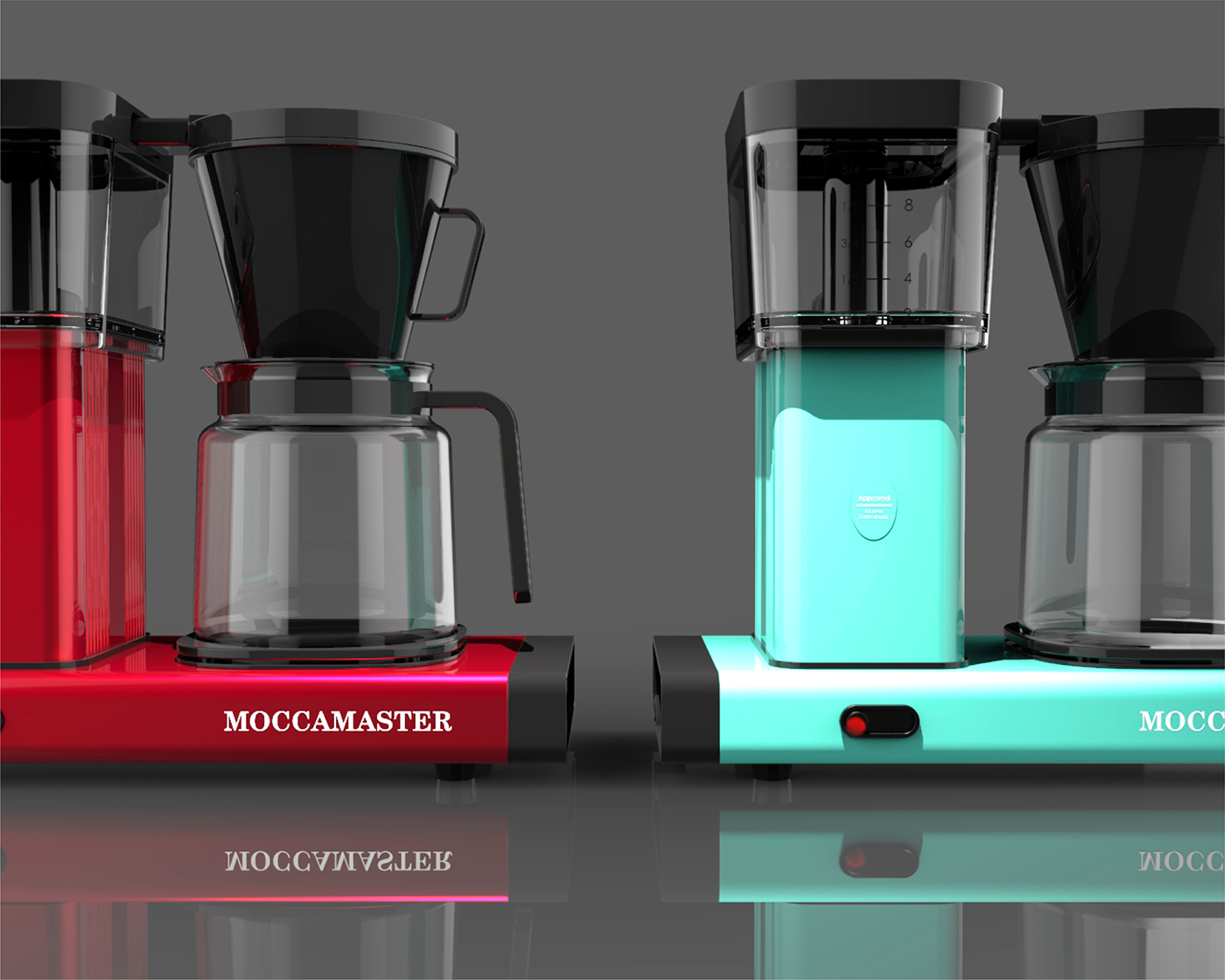 moccamaster cafetera keyshot Render Coffee machine