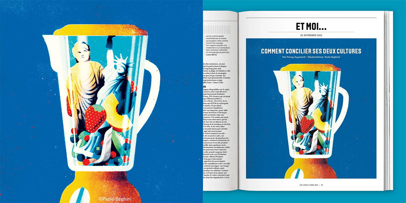magazine Magazine Cover conceptual conceptual illustration editorial Editorial Illustration migration culture