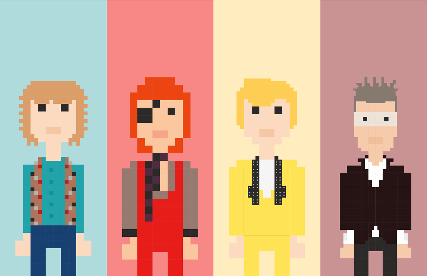 art bitmap Bowie davidbowie heroes Italy music pixel ziggy ziggystardust