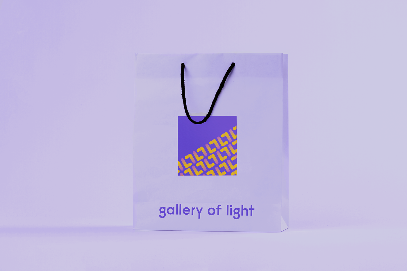 light color neon brand branding  logo Logo Design museum purple posters