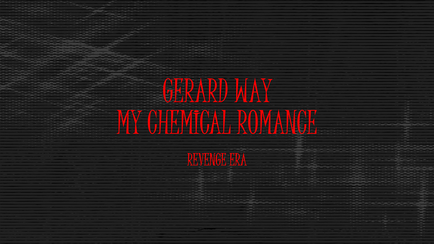 my chemical romance gerard way emo music poster Poster Design poster art Fan Art fanart mcr