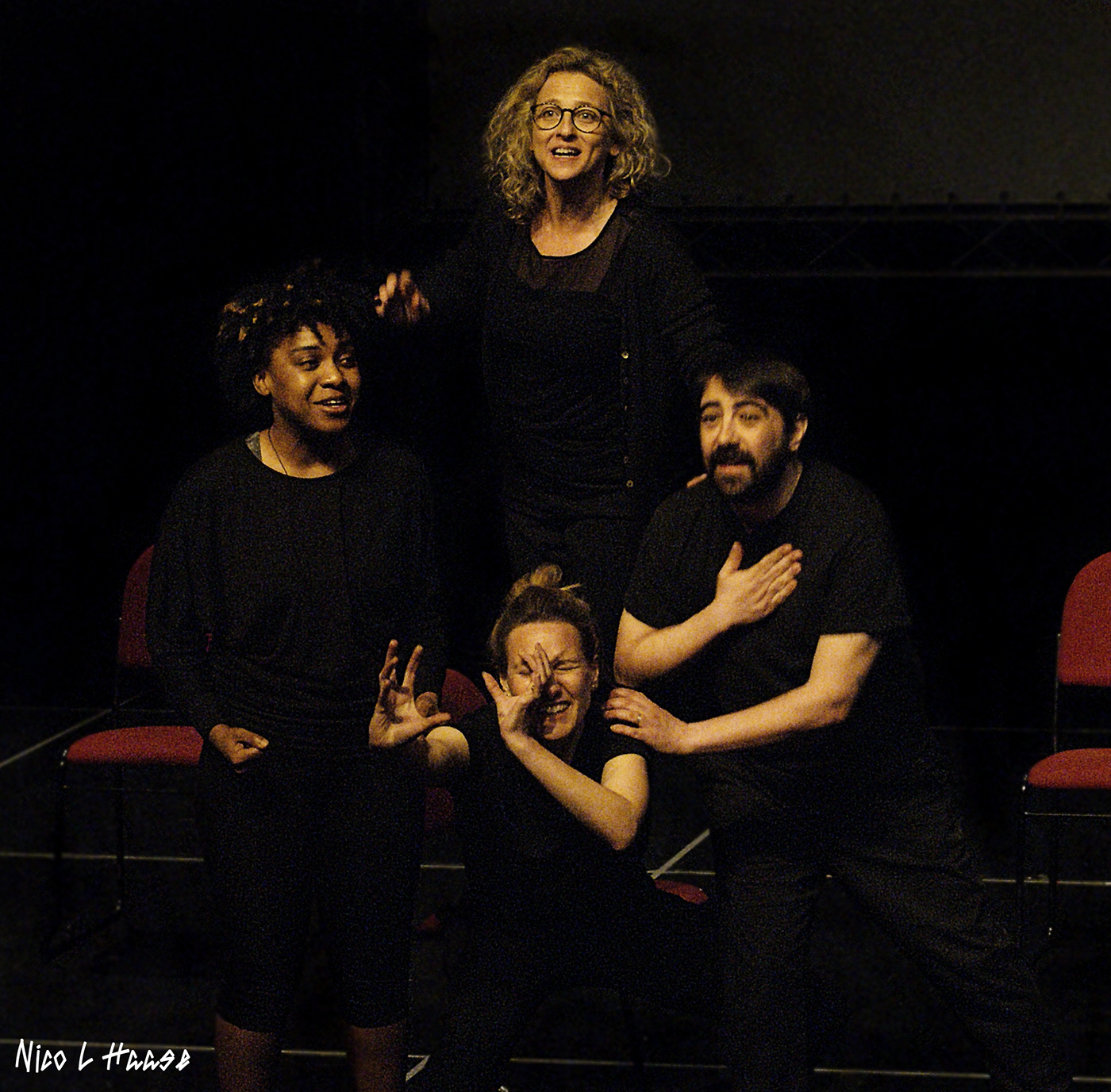 acting elft grain improvisation london theatre movement NHS Staff playback Theatre