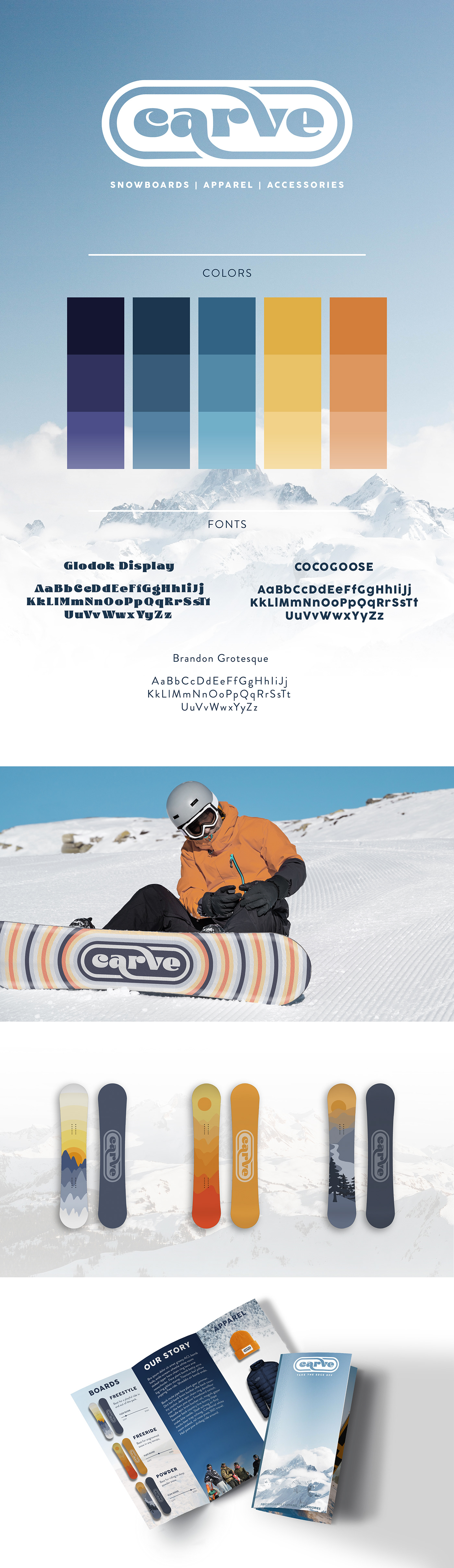 accessories apparel brand identity branding  design logo skiing snow Snowboarding winter