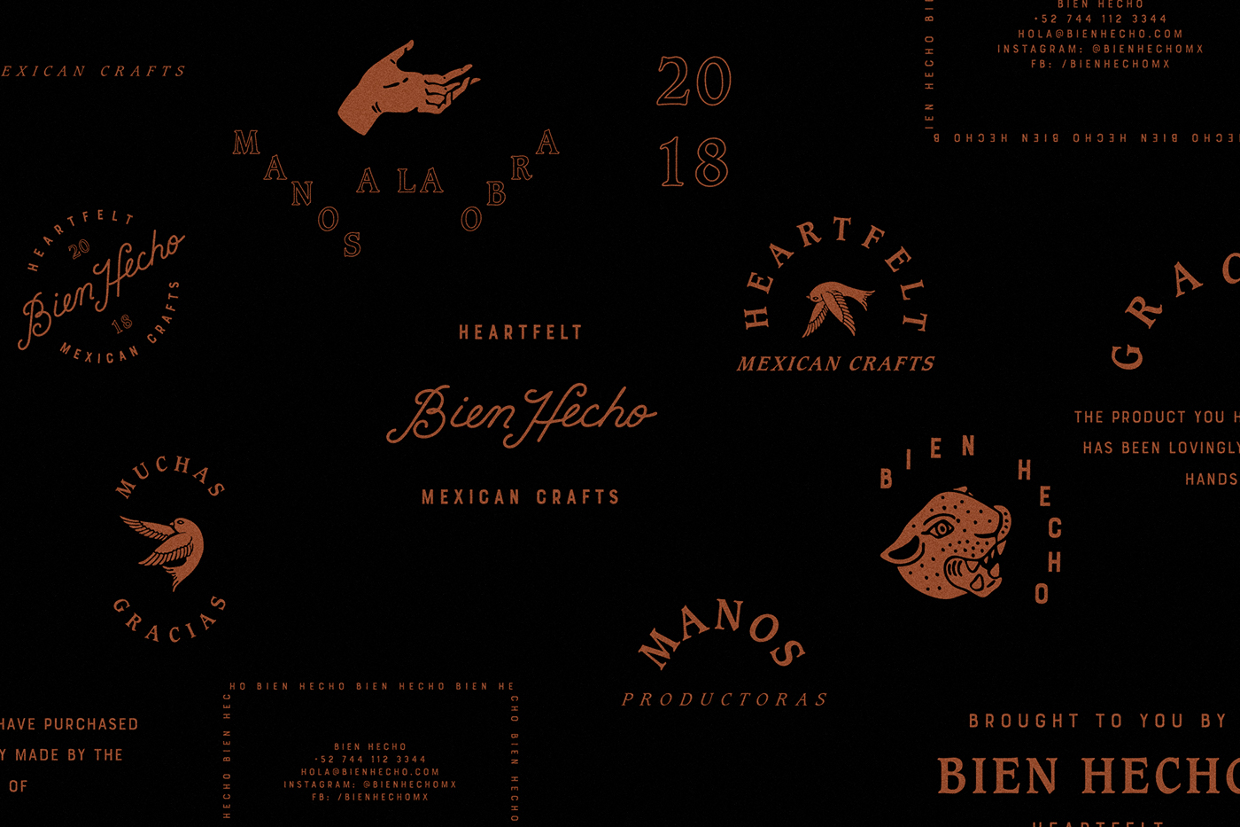 mexico crafts   Packaging artisan Heavy black logo ceramic Stationery vintage