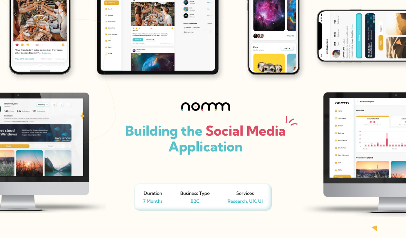 instagram media digital agency Advertisers content creation Claymorphism UI UX project animation  UX design social media app design