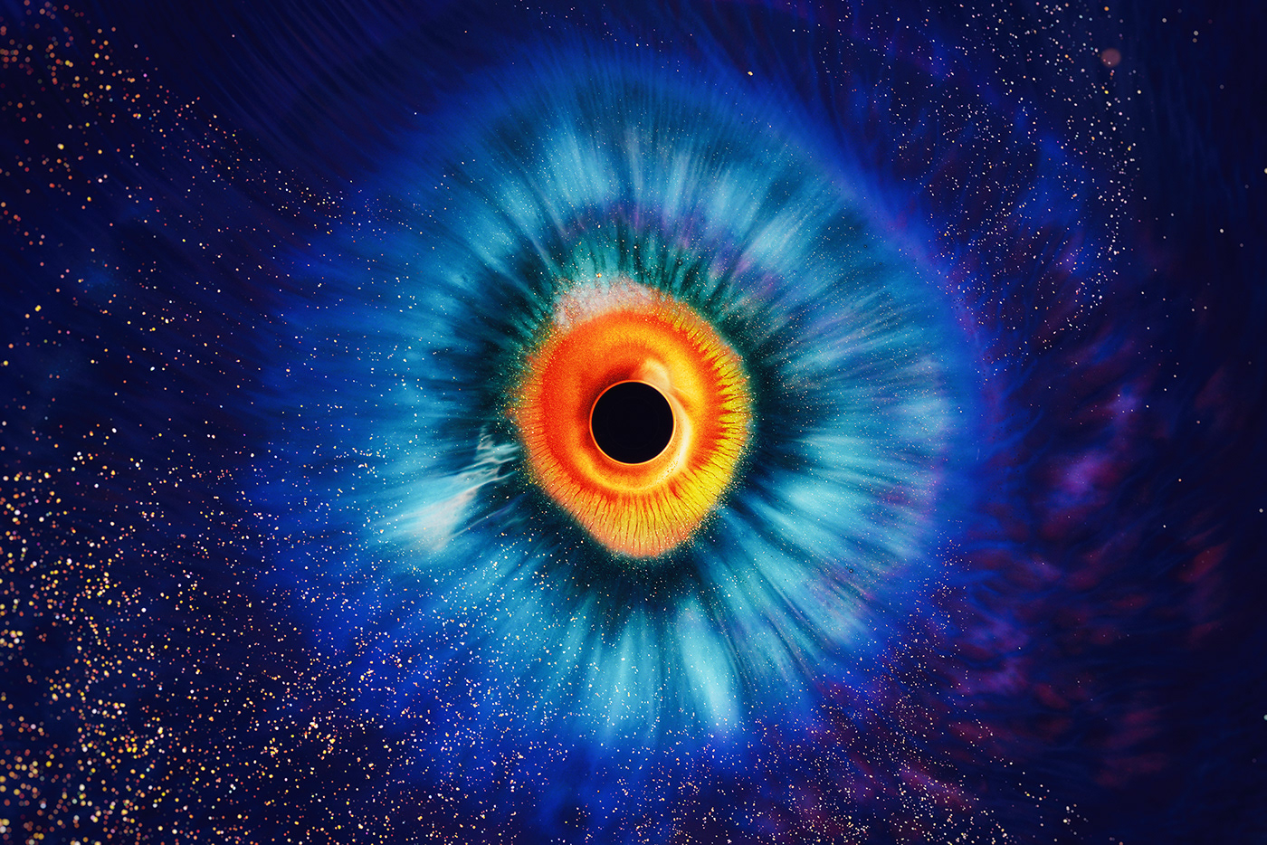 8k abstract Abstract Art eye iris nebula