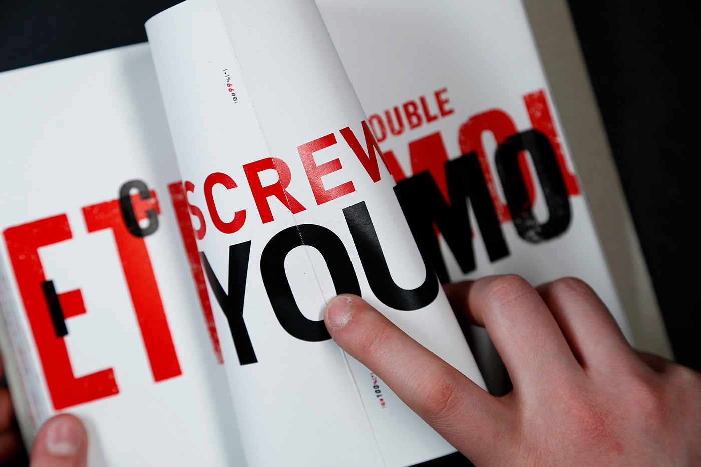 taboo istd hand gestures Obscene offensive vulgar PG18 publication print letterpress hardcover type
