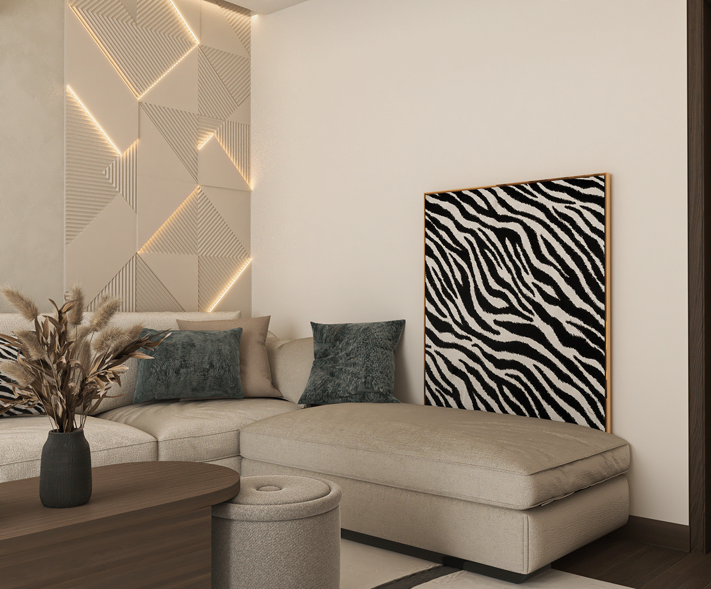 living room living wood interior design  vray рендер 3ds max modern design livingroomdesign