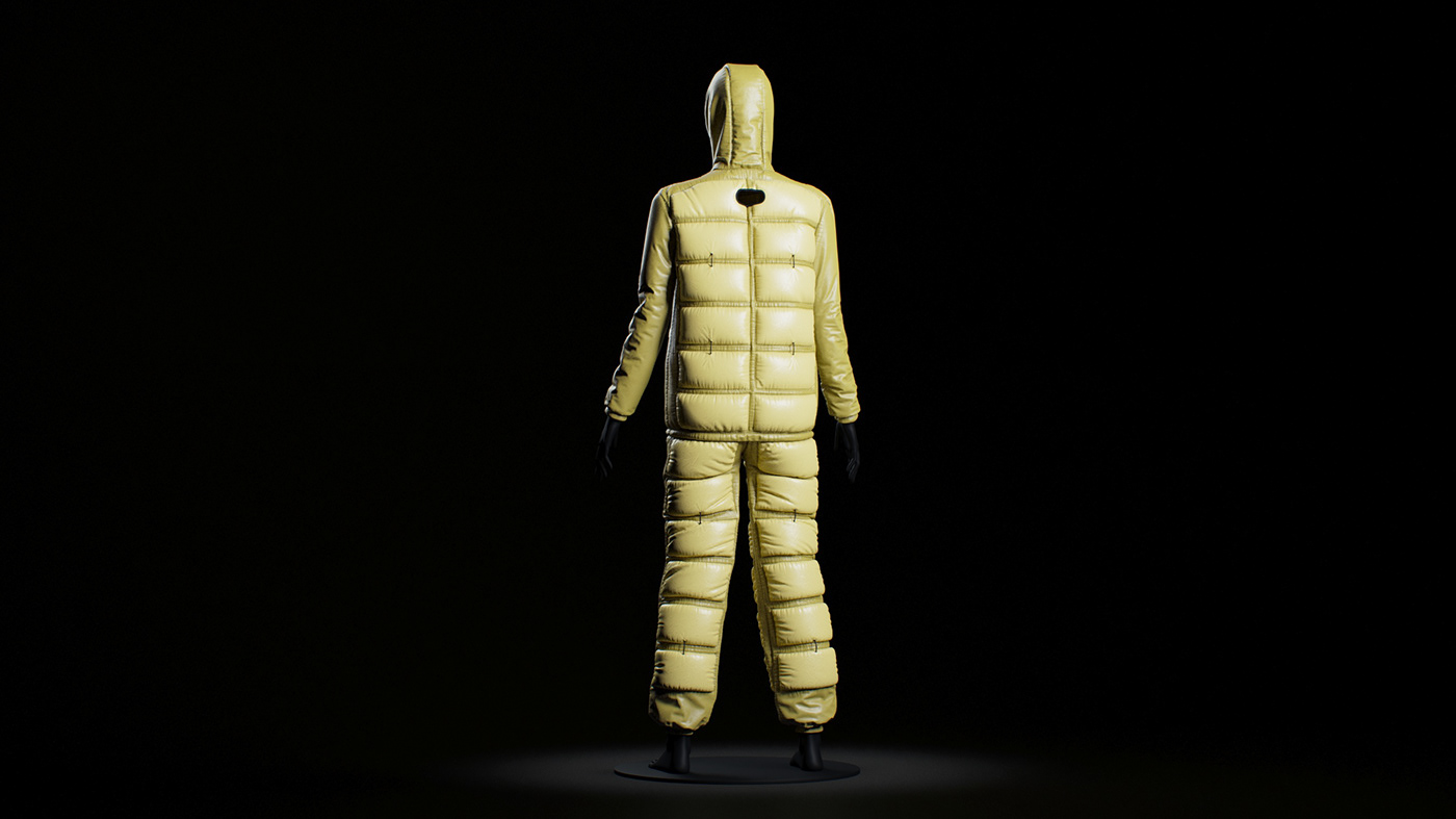 3D CG CGI Clothing coat man mannequin Render woman