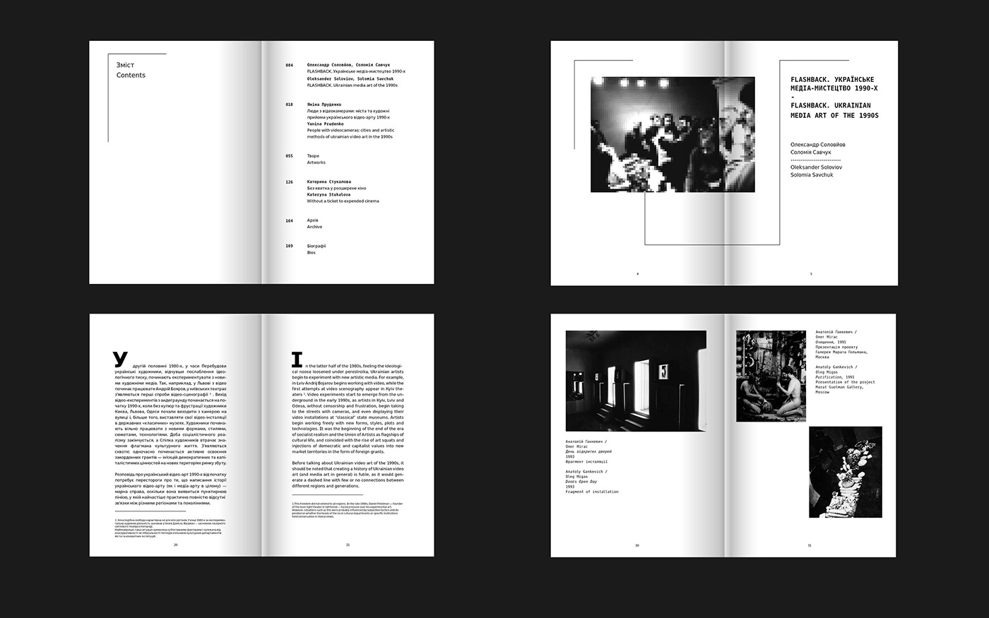 catalog Exhibition  Layout design editorial contemporary art