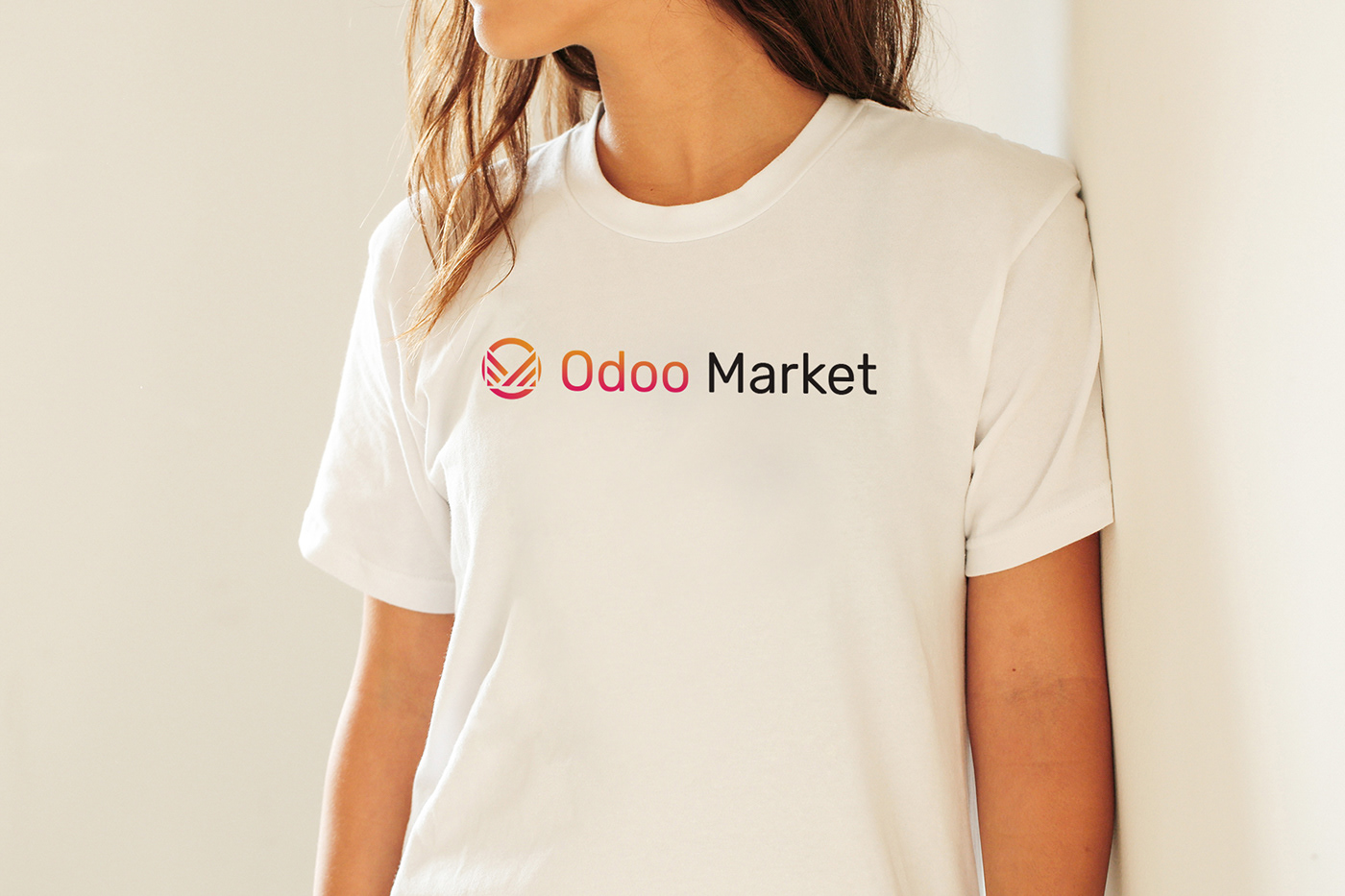 odoo market CRM Multi vendor marketplace art typography   python ERP logo identity