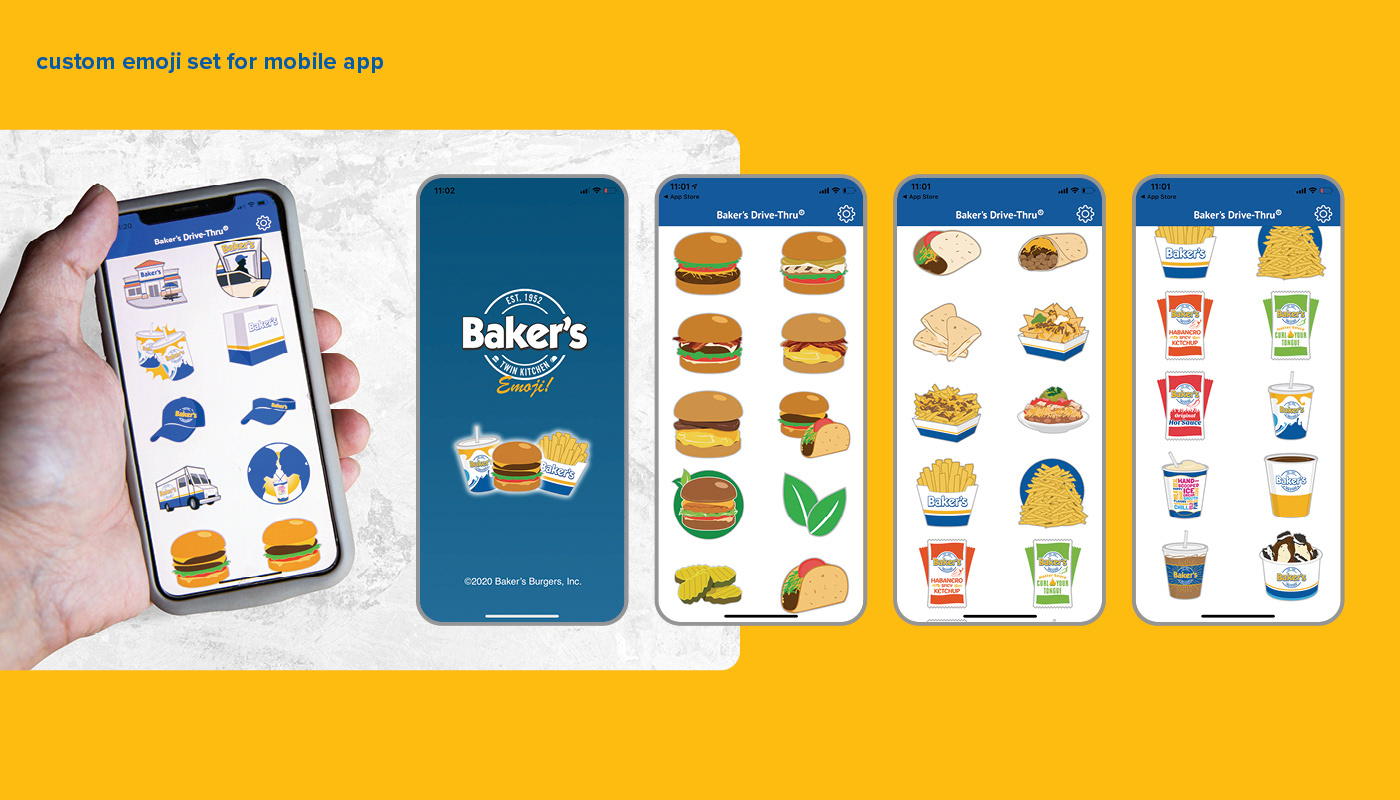 branding  Emoji Design food photography Logo Design package design  rendering