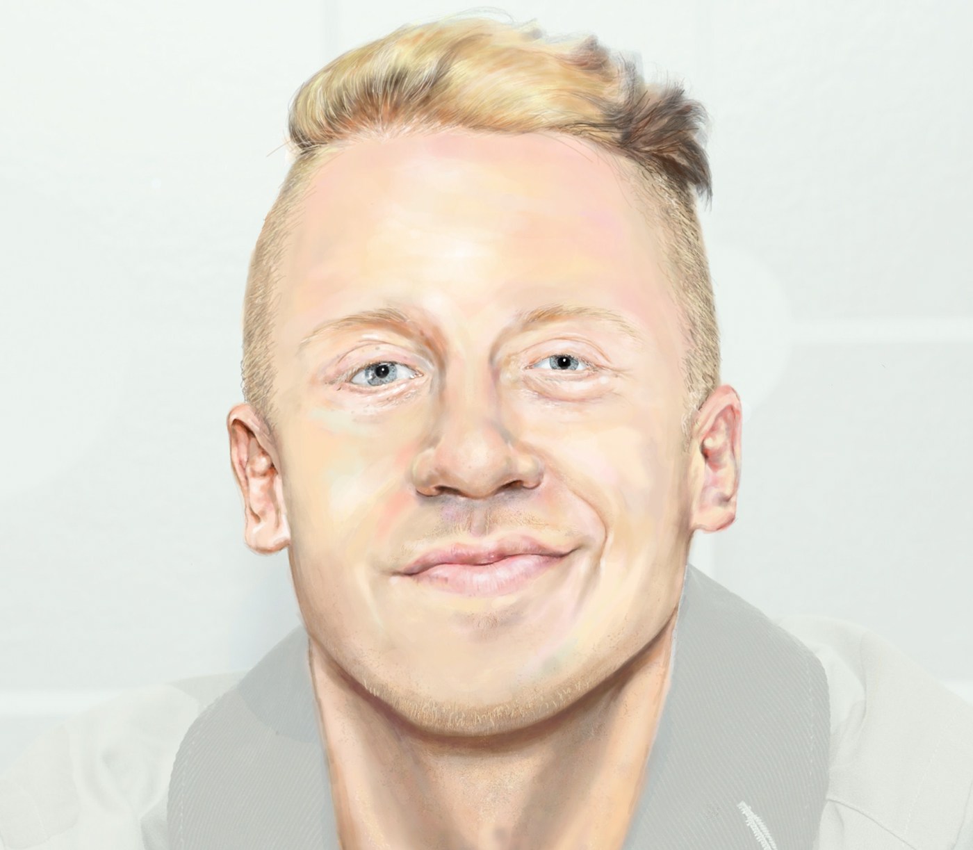 My first digital painting - Macklemore's portrait.
