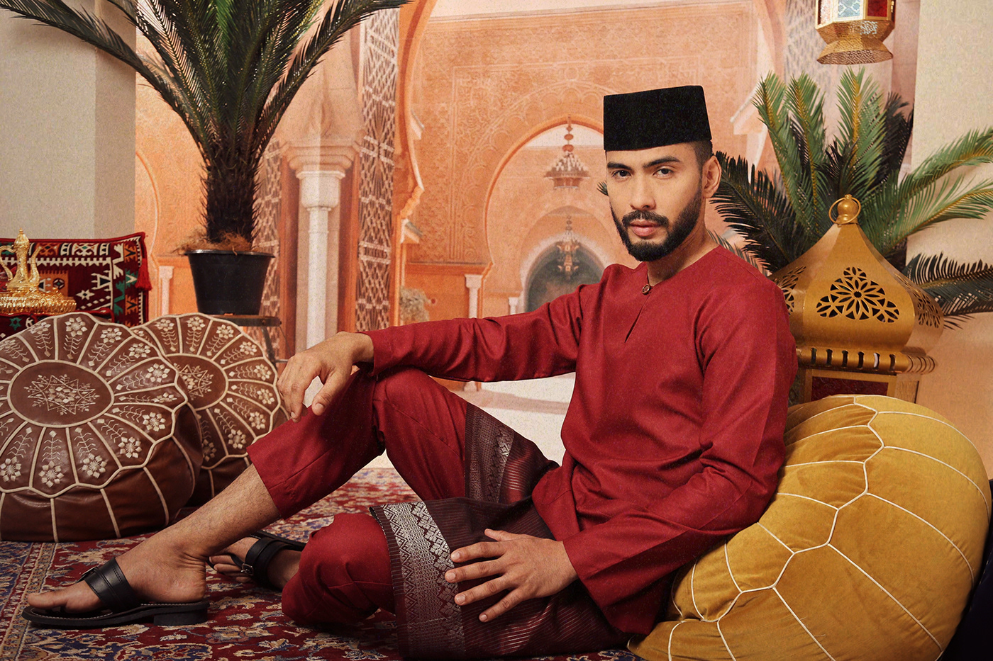 Fashion  male model model islamic arabic morroco
