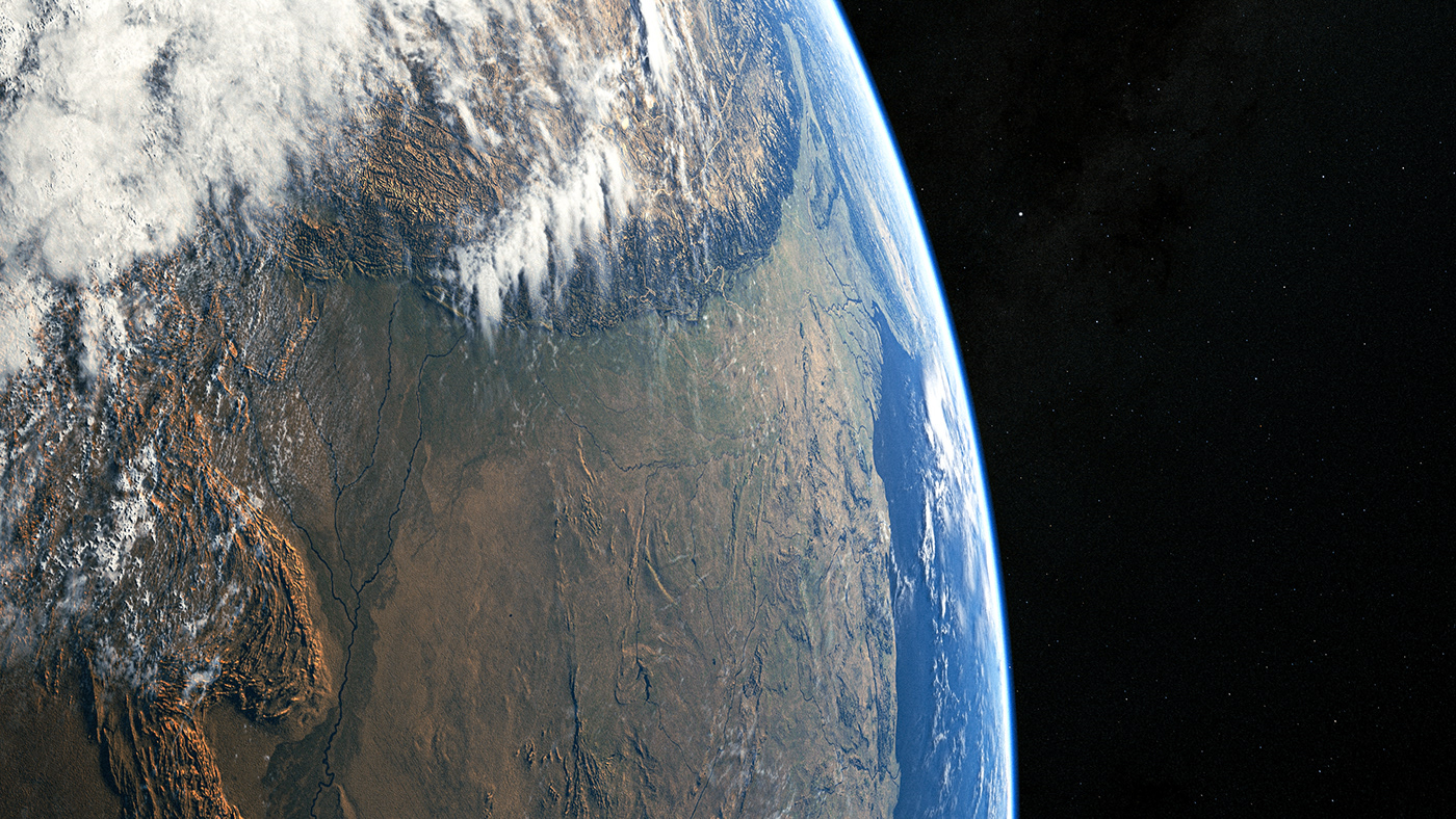 Render earth moon nasa photorealistic planet Sattelite
