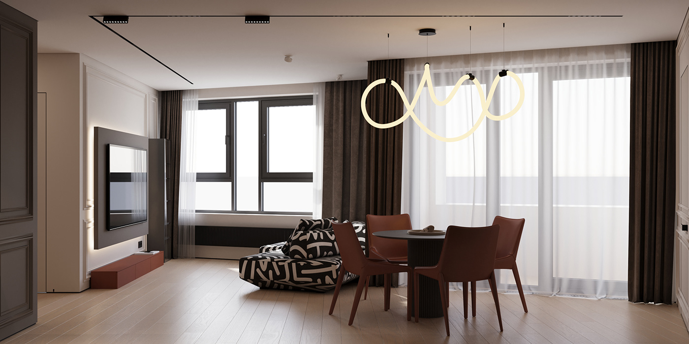 indoor interior design  visualization Render 3D 3ds max archviz corona CGI architecture