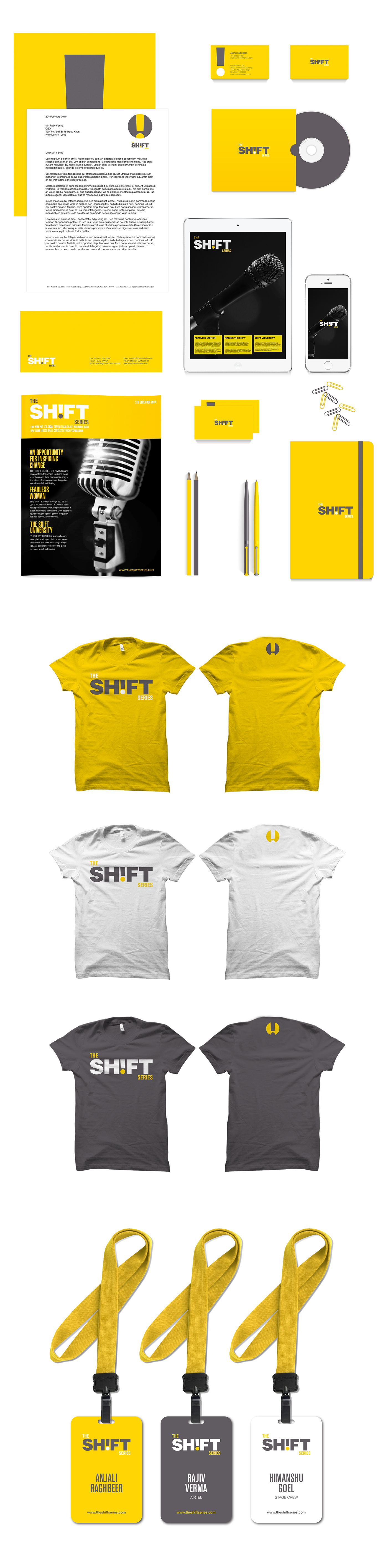 The Shift Series branding  design