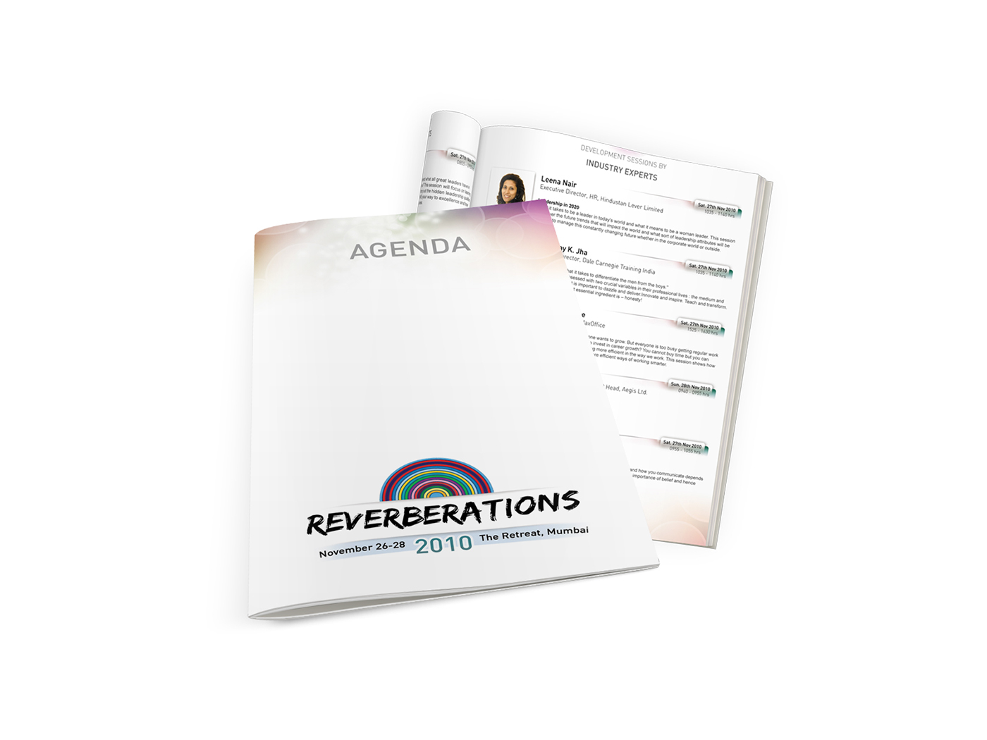 reverberations conference Guide brochure magazine