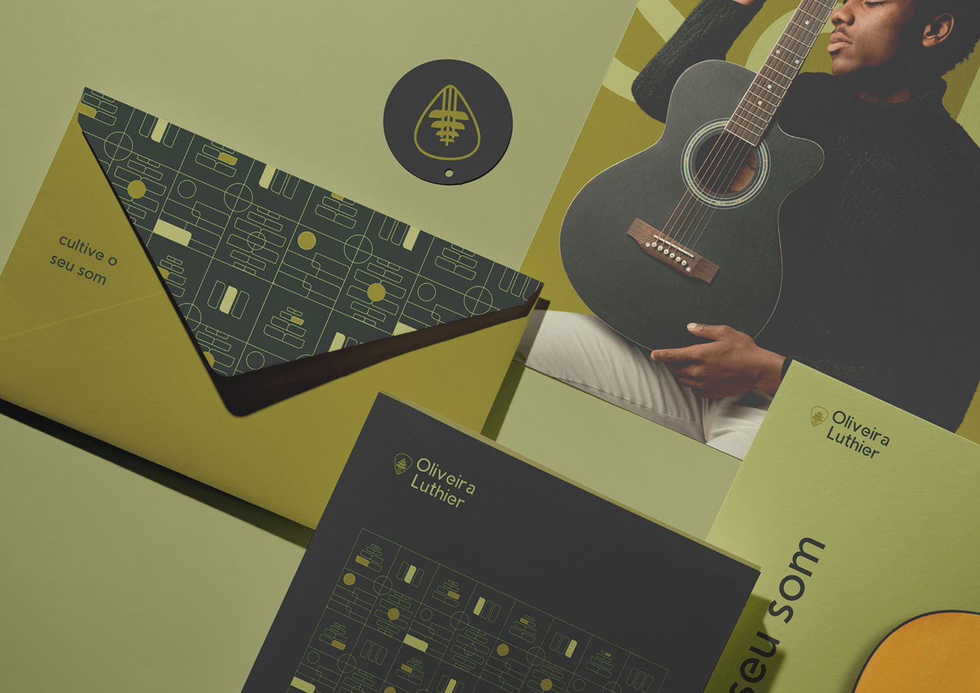 musica identidadevisual rebranding marca logo luthier
