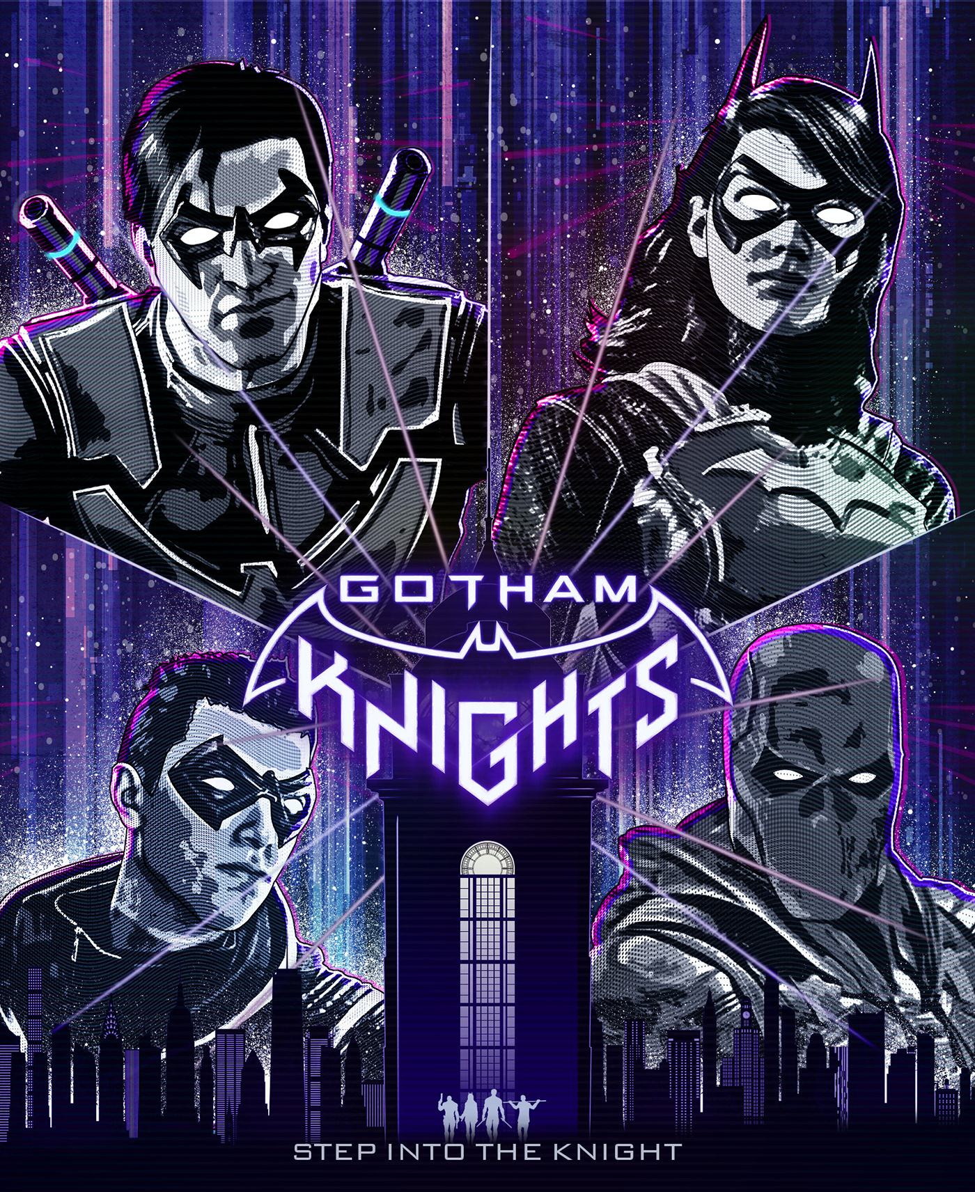 david bowie scooby doo joker dark batman DC Fandome black adam movie poster Blood Shoot Gotham Knigths justice league