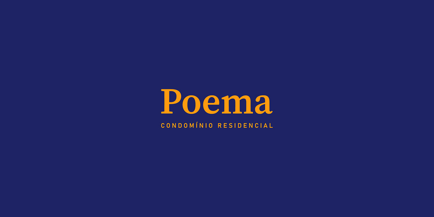 colorful Condominio construtora Empreendimento identidade visual imobiliário poem poema Residencial visual identity