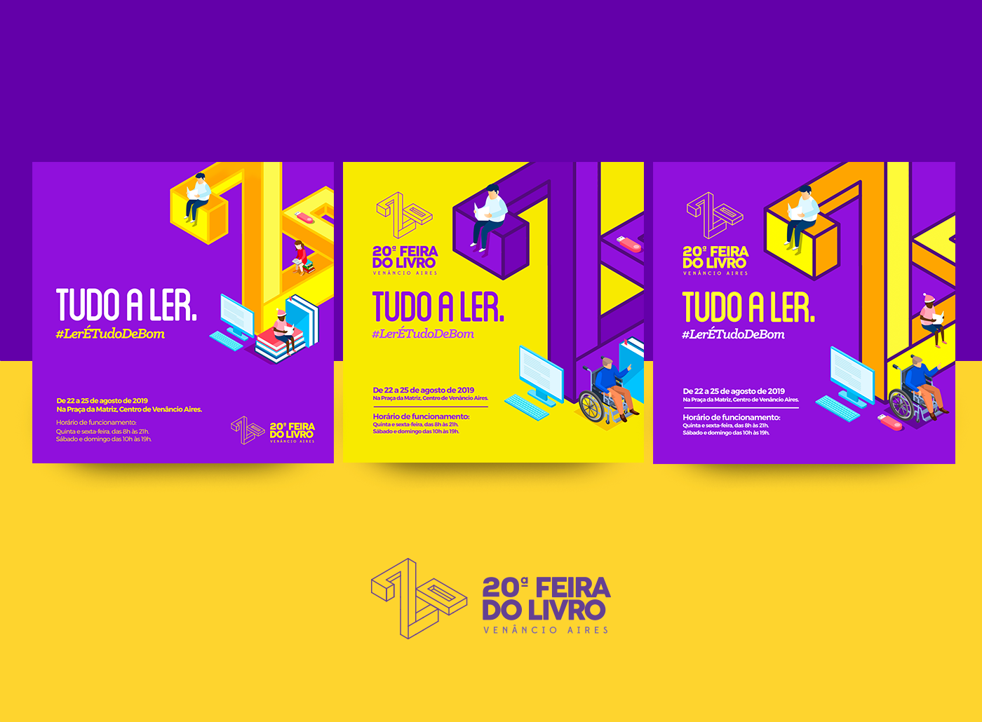 book Brazil culture feira feira do livro graphic design  Isometric isometric design Livro visual design