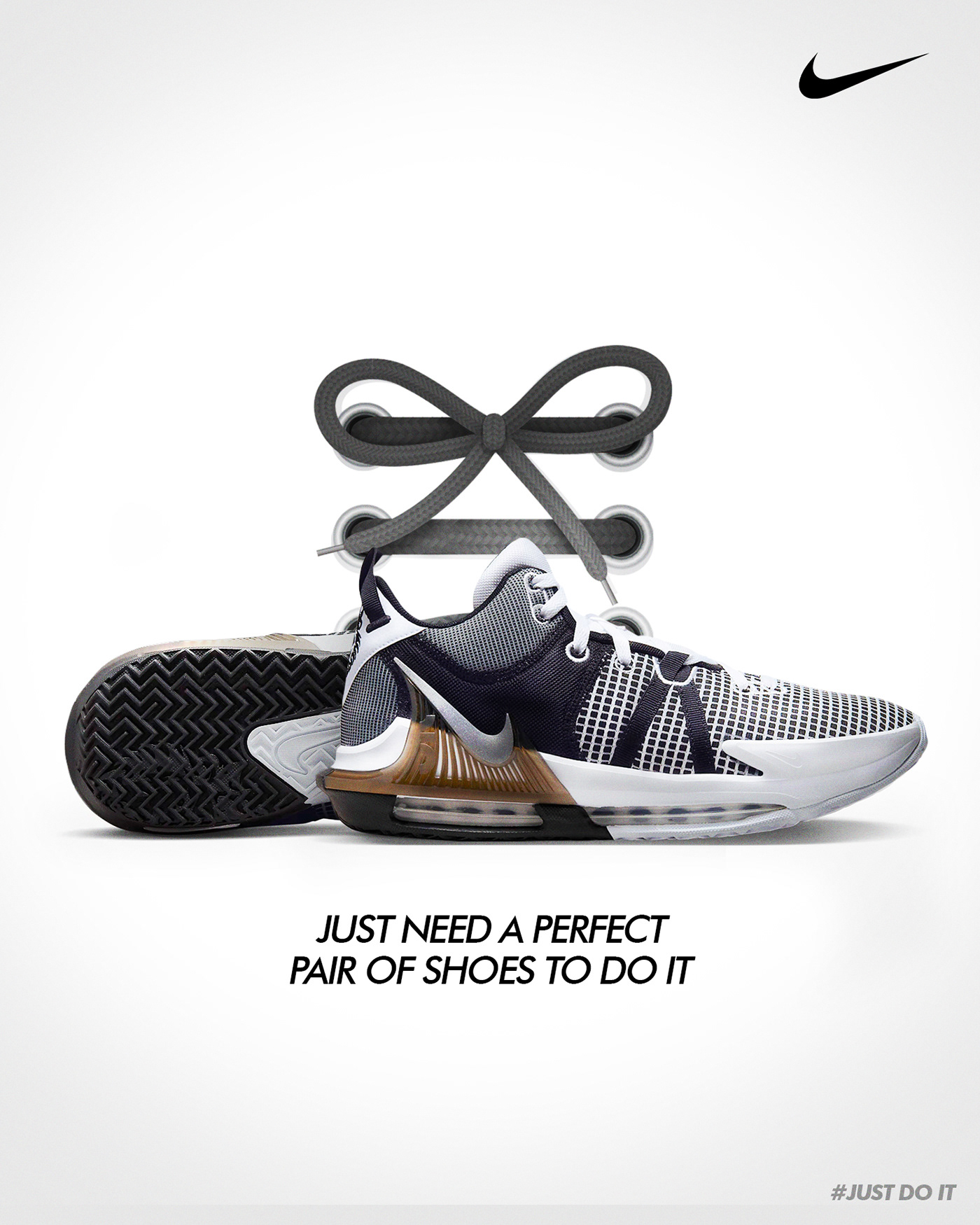 shoes Nike sneakers jordan sports Social media post Advertising  ads banner Creative Design