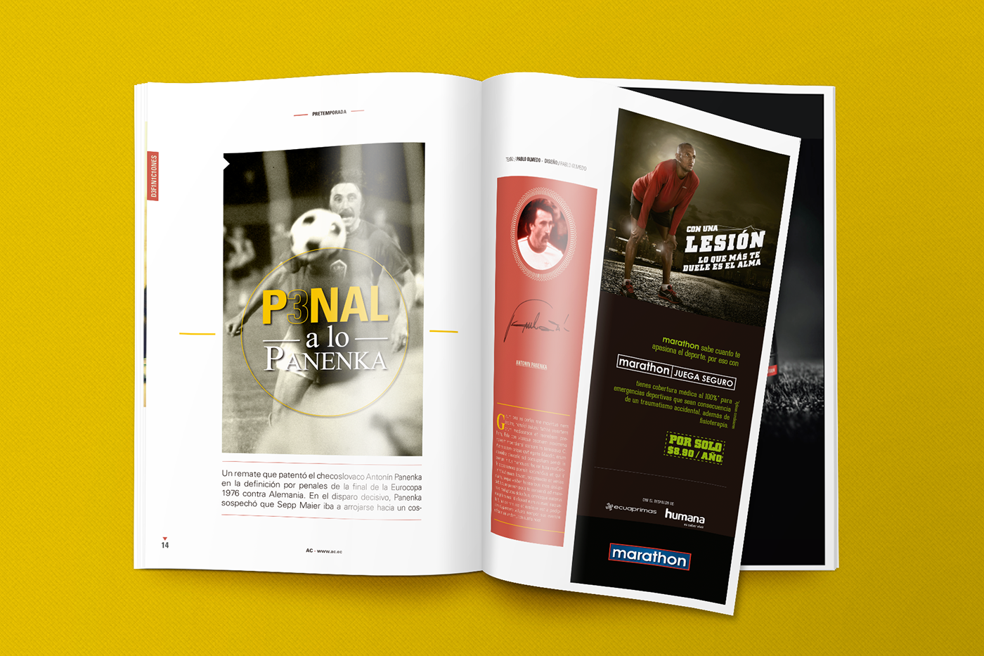 Futbol innovación diseño editorial ciencia sicologia retoque Fotografia Deportes soccer