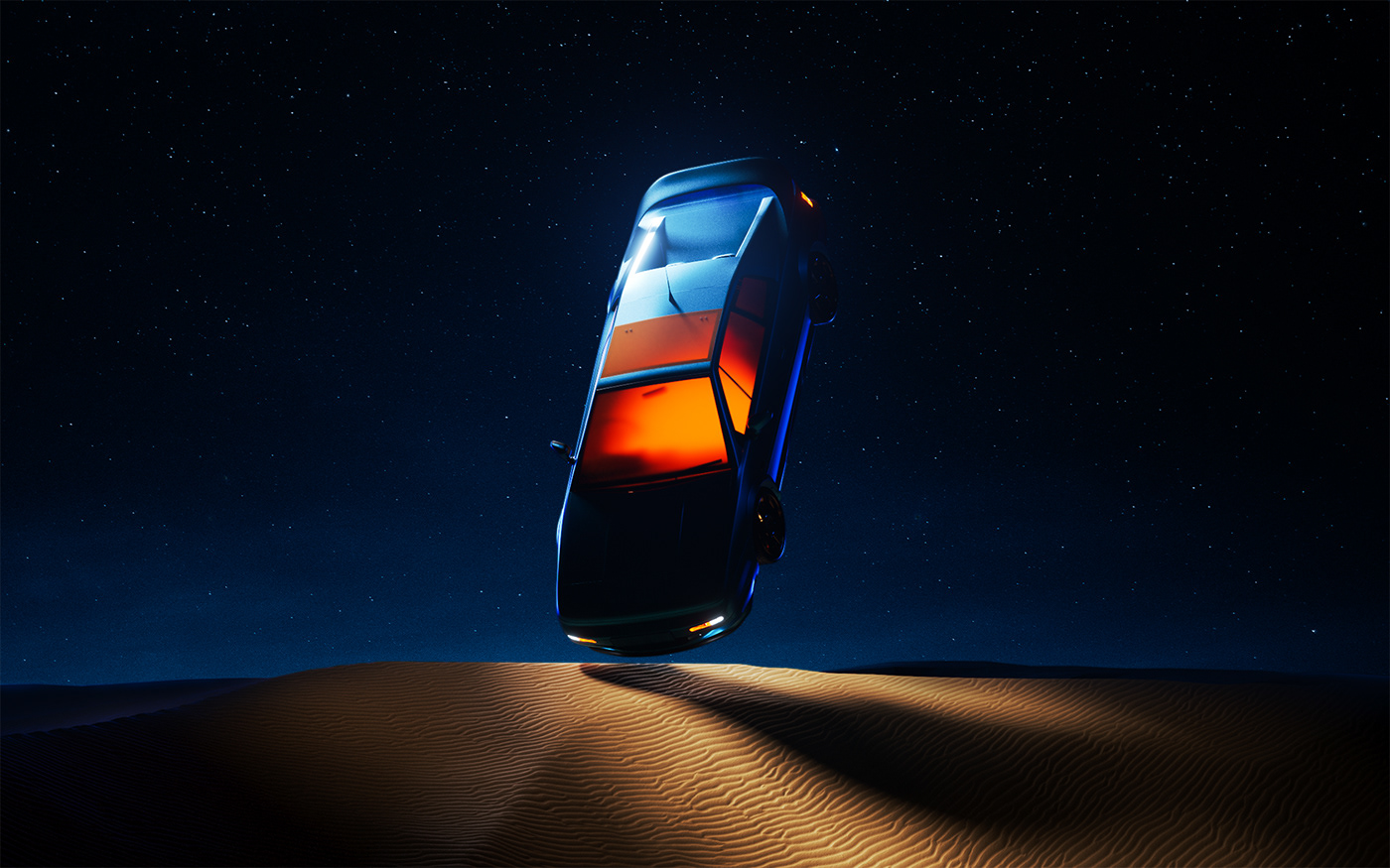 brand identity Car rental desert dubai futuristic Logotype naming Retro sand Cars