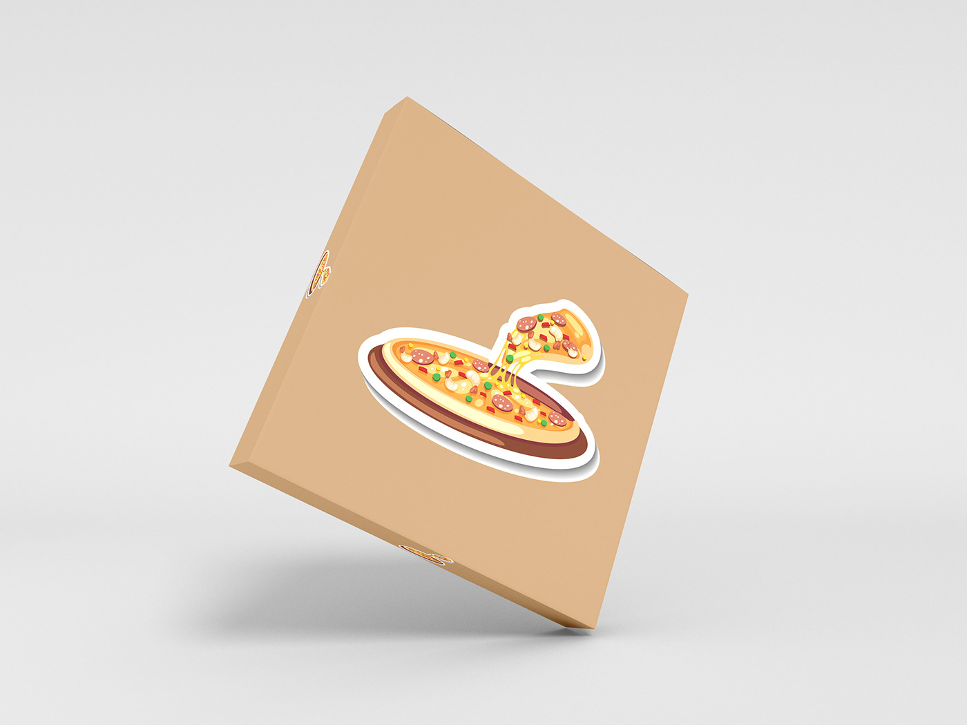 Brand Design branding  Branding Identity Branding Pizza identity logo branding Logo Design logo pizza piza Vietnam design